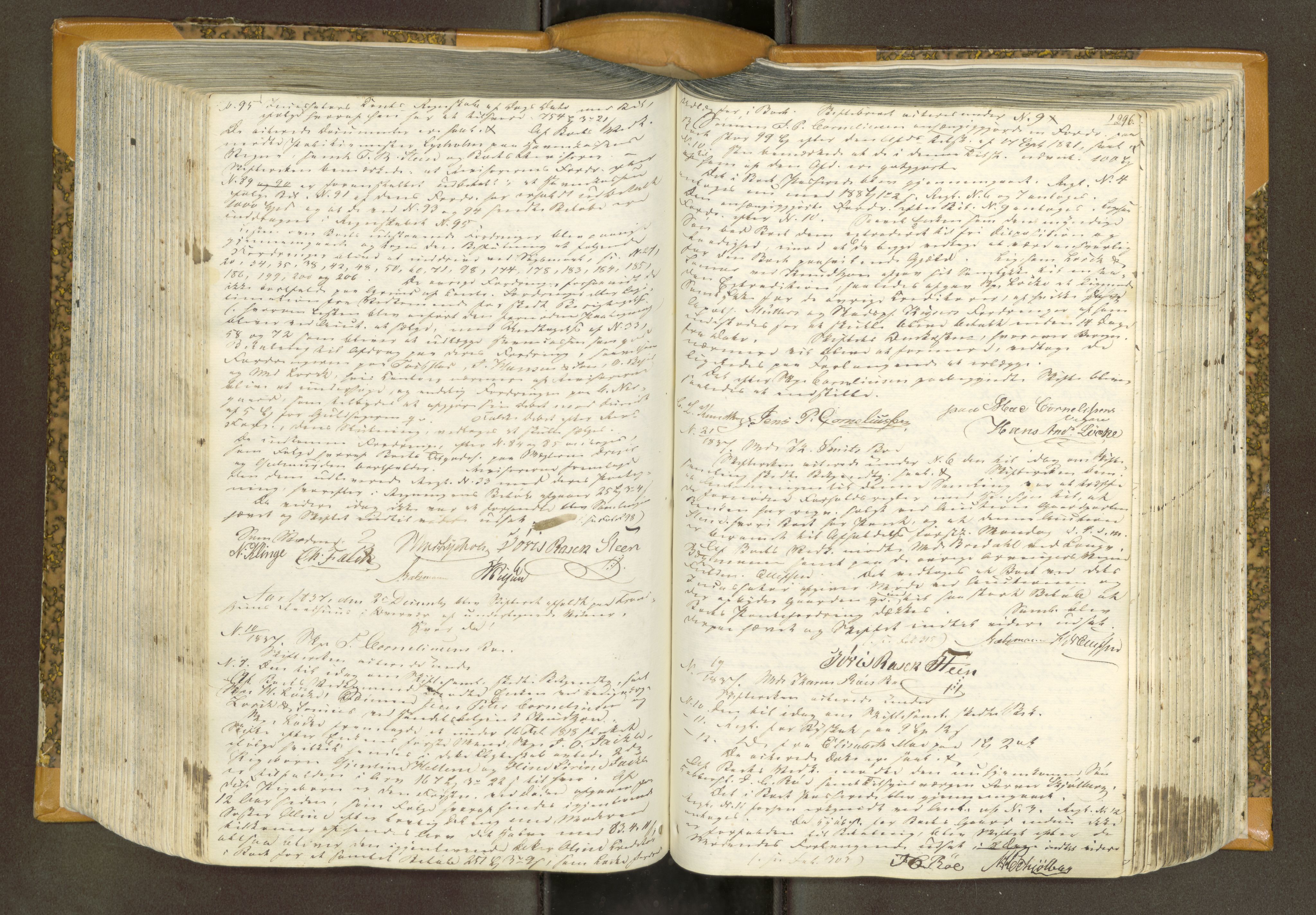 Trondheim byfogd, AV/SAT-A-0003/1/3/3B/L0003: Skiftebehandlingsprotokoll (u/ register) U, 1834-1840, p. 296
