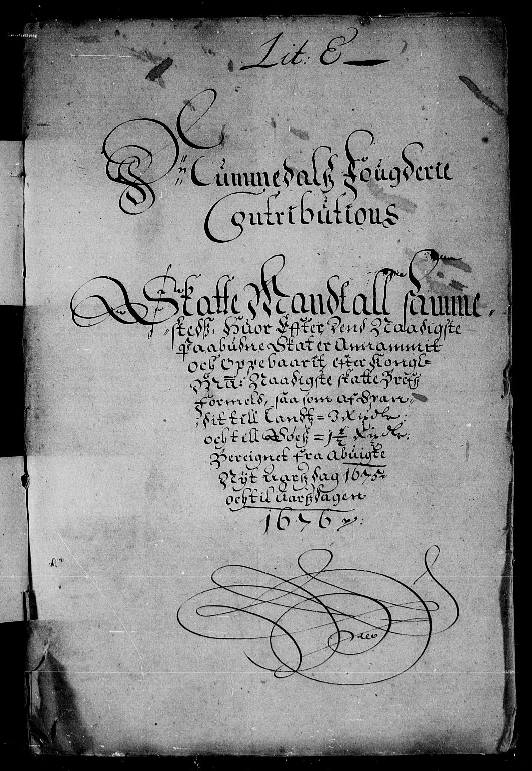 Rentekammeret inntil 1814, Reviderte regnskaper, Stiftamtstueregnskaper, Trondheim stiftamt og Nordland amt, AV/RA-EA-6044/R/Rd/L0041: Trondheim stiftamt, 1675