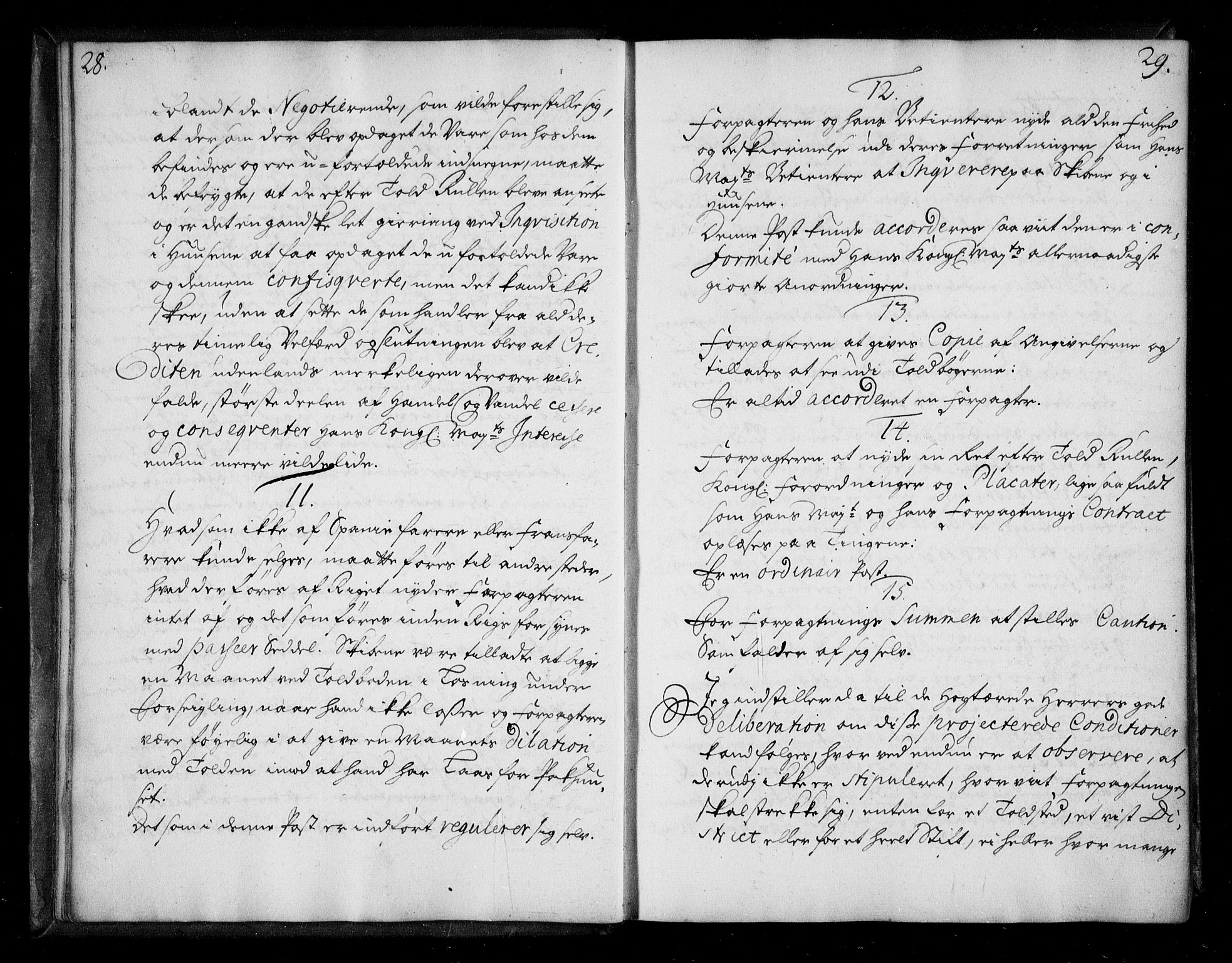 Stattholderembetet 1572-1771, AV/RA-EA-2870/Be/L0009: Allmenn kopibok, ikke autorisert, 1727-1729, p. 28-29