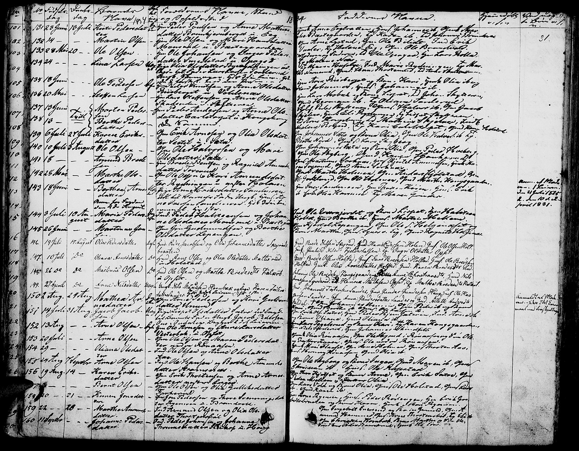 Grue prestekontor, AV/SAH-PREST-036/H/Ha/Haa/L0007: Parish register (official) no. 7, 1830-1847, p. 31