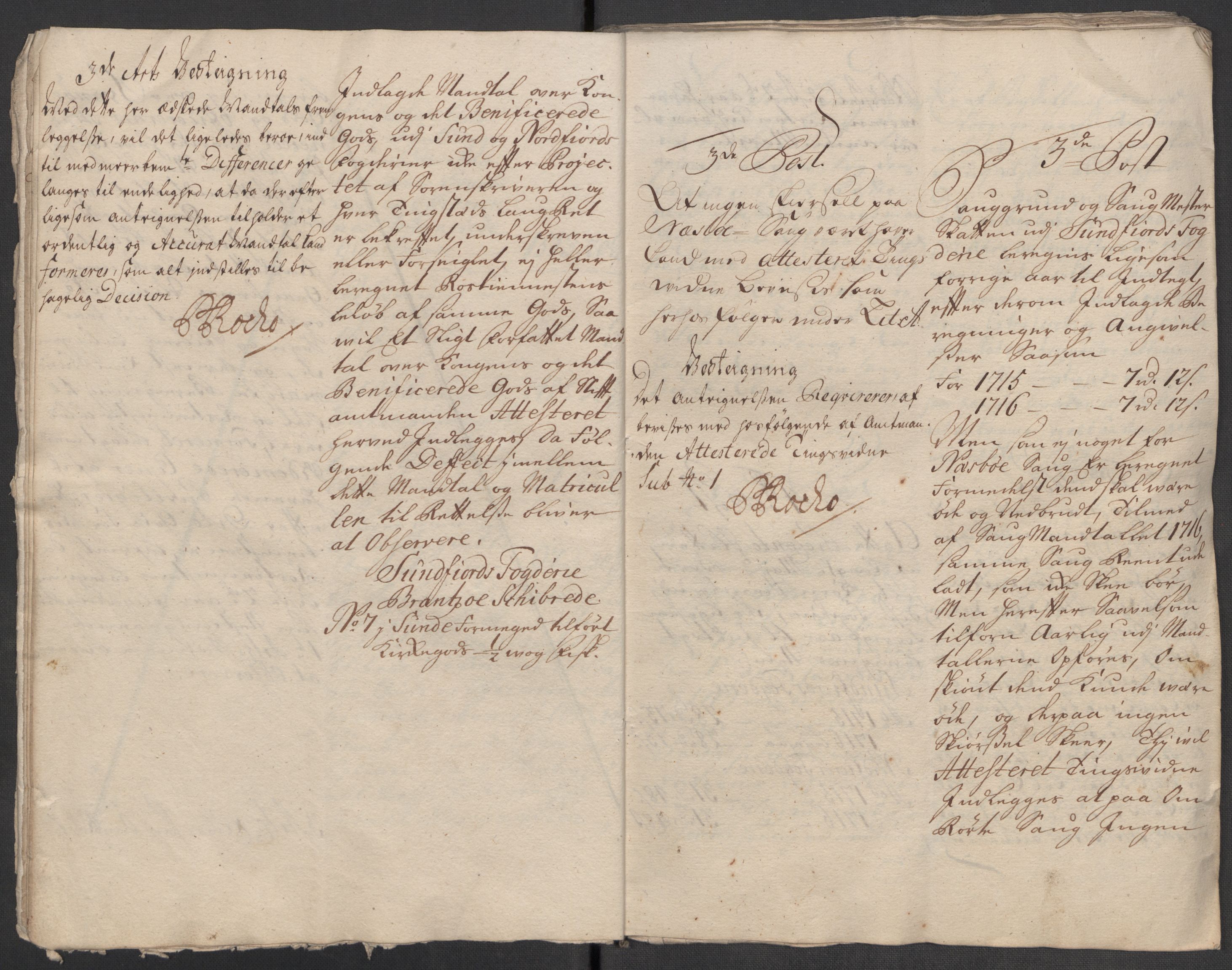 Rentekammeret inntil 1814, Reviderte regnskaper, Fogderegnskap, AV/RA-EA-4092/R53/L3440: Fogderegnskap Sunn- og Nordfjord, 1716, p. 195