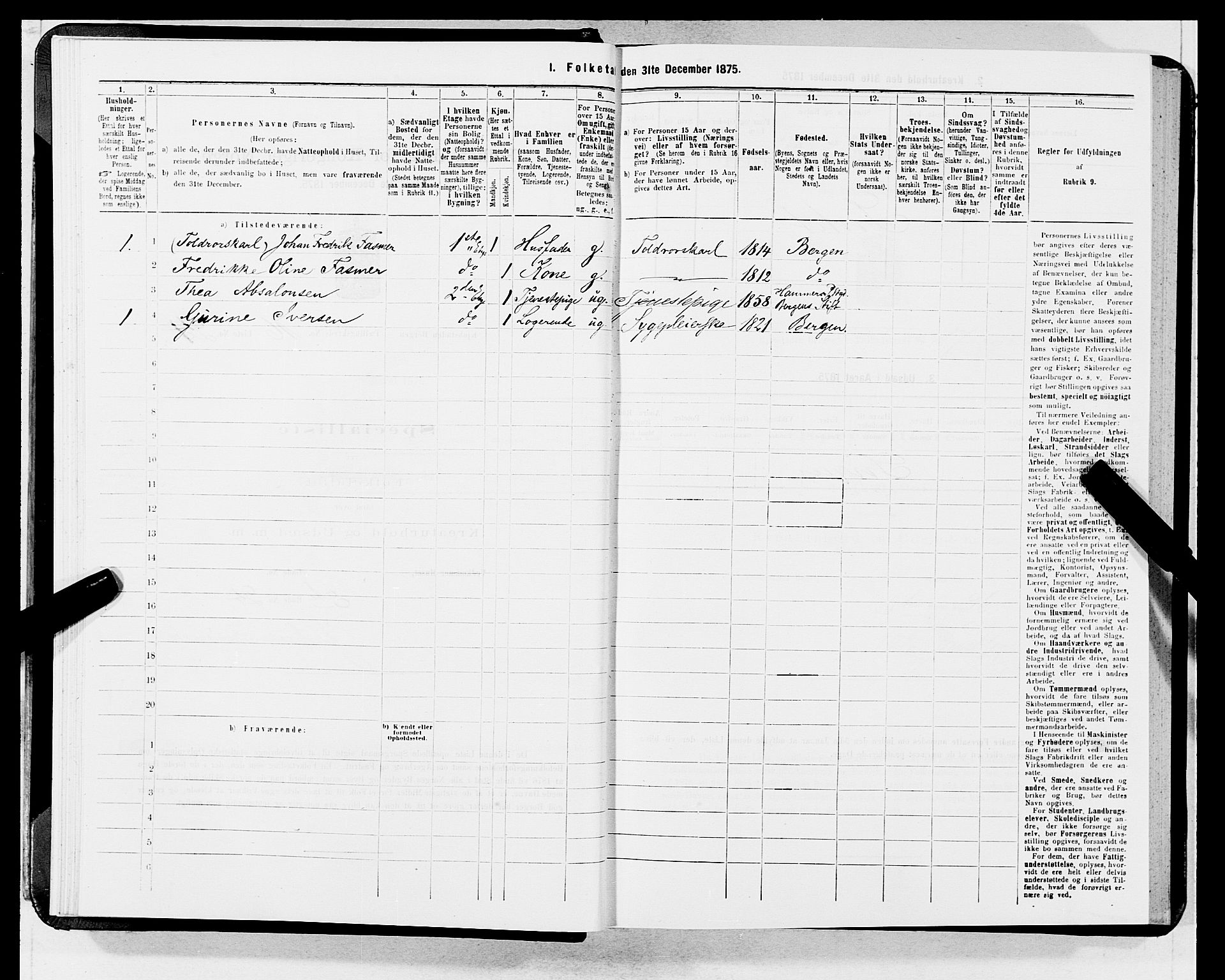 SAB, 1875 census for 1301 Bergen, 1875, p. 846