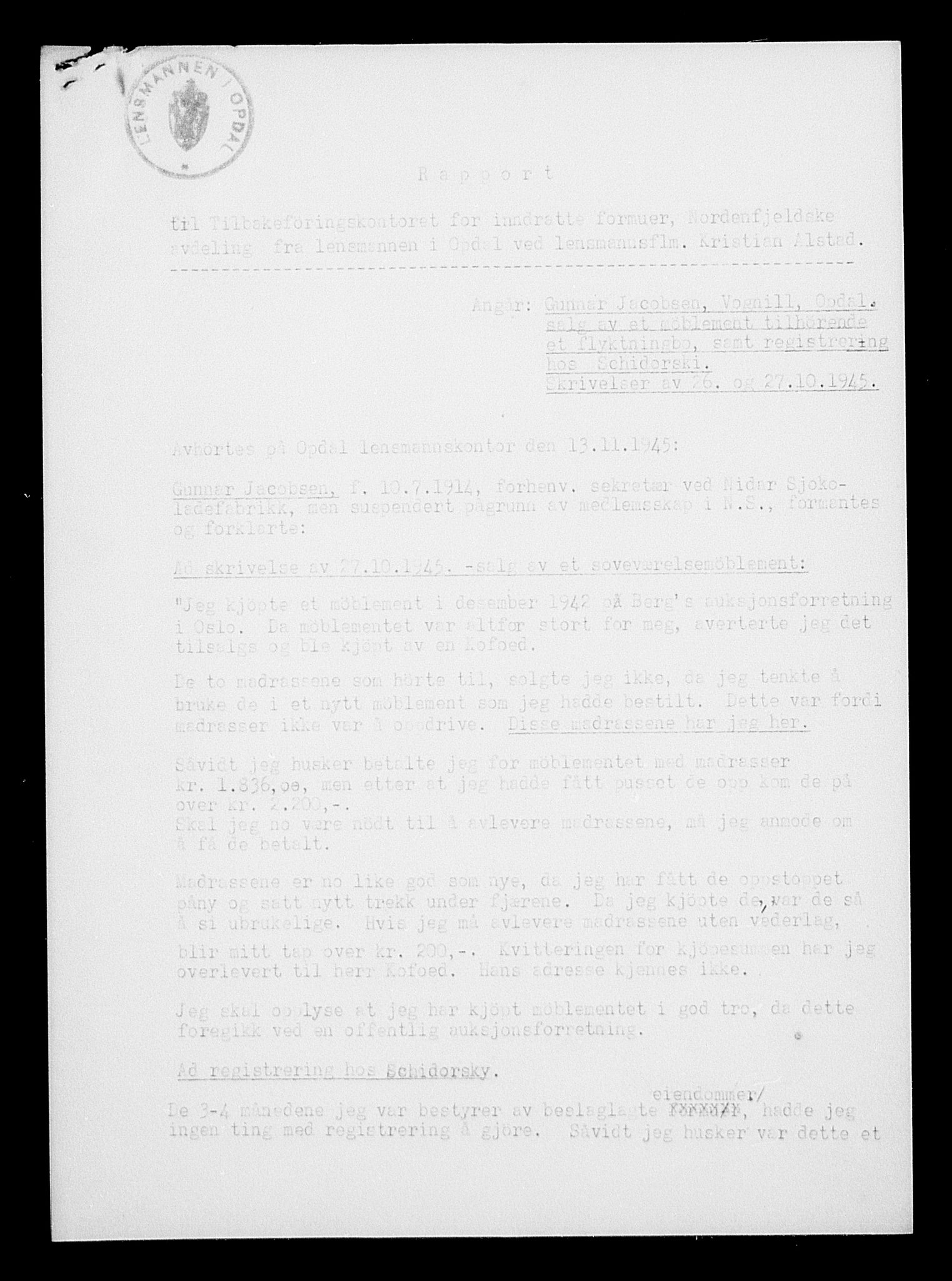 Justisdepartementet, Tilbakeføringskontoret for inndratte formuer, AV/RA-S-1564/H/Hc/Hca/L0908: --, 1945-1947, p. 211