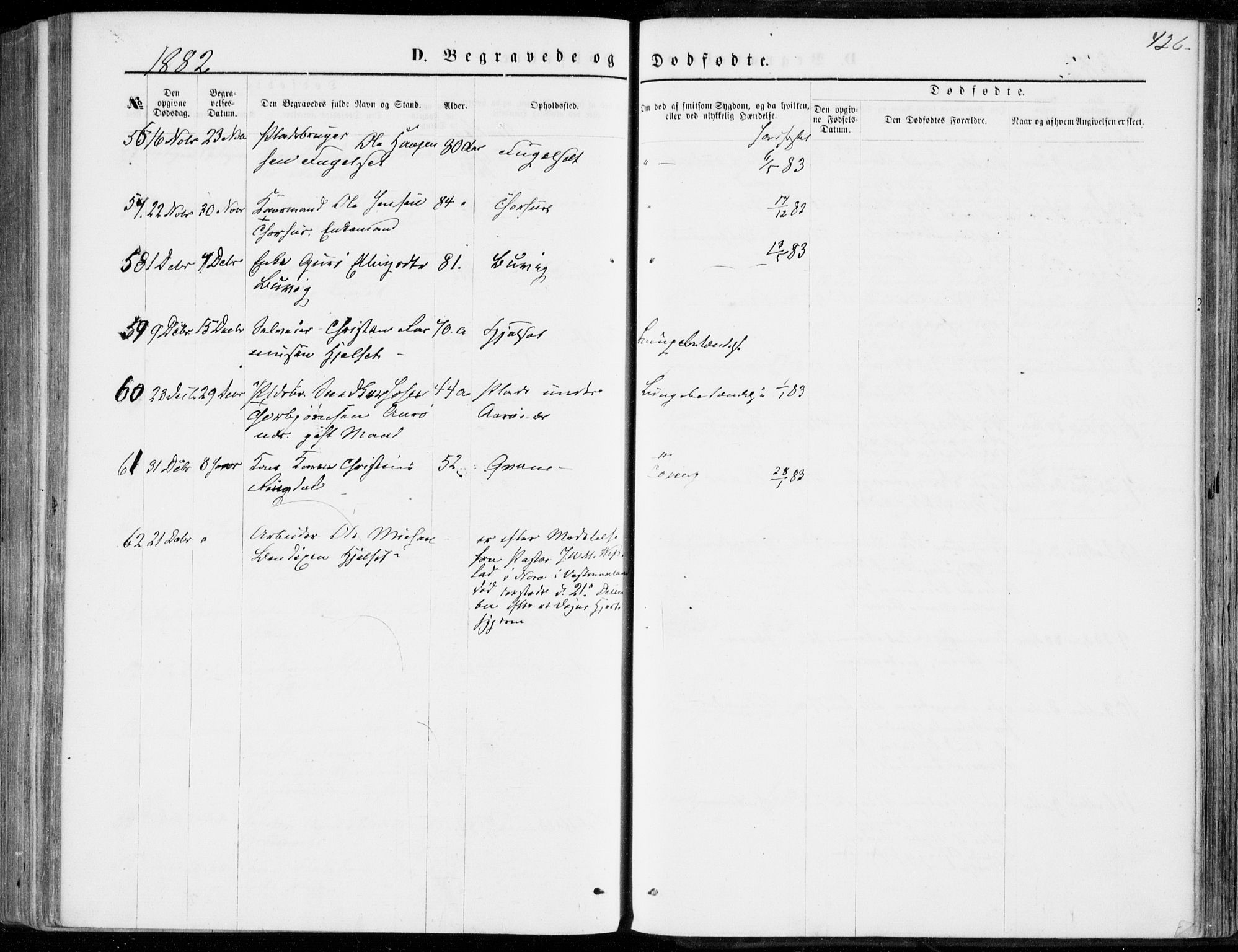 Ministerialprotokoller, klokkerbøker og fødselsregistre - Møre og Romsdal, SAT/A-1454/555/L0655: Parish register (official) no. 555A05, 1869-1886, p. 426