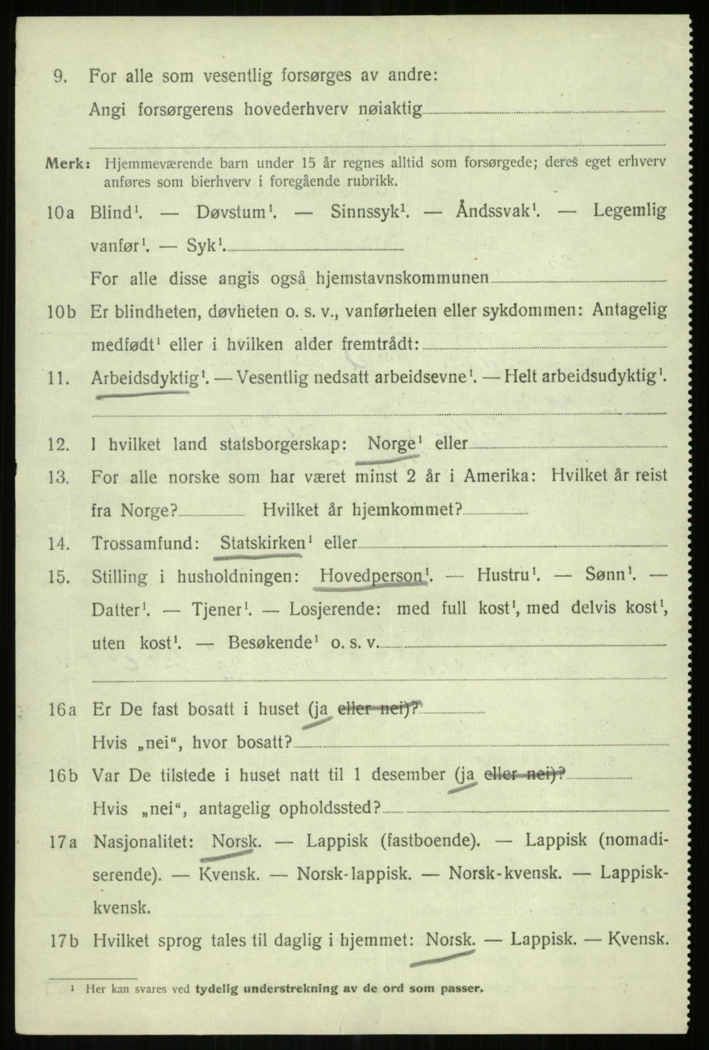 SATØ, 1920 census for Lenvik, 1920, p. 7829