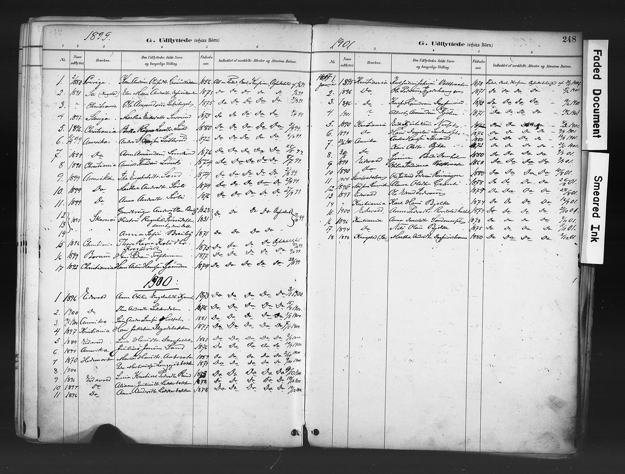 Nord-Odal prestekontor, AV/SAH-PREST-032/H/Ha/Haa/L0006: Parish register (official) no. 6, 1886-1901, p. 248