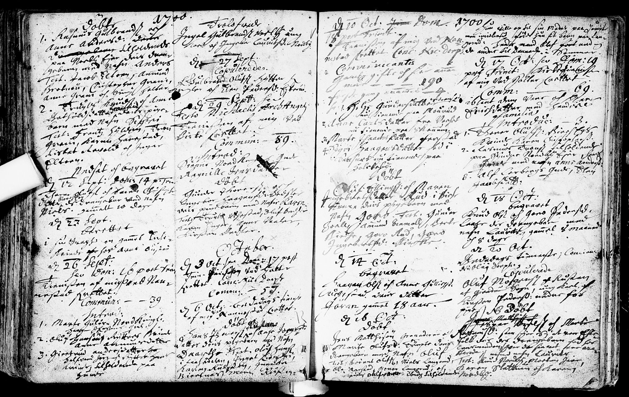 Nannestad prestekontor Kirkebøker, AV/SAO-A-10414a/F/Fa/L0001: Parish register (official) no. I 1, 1689-1702