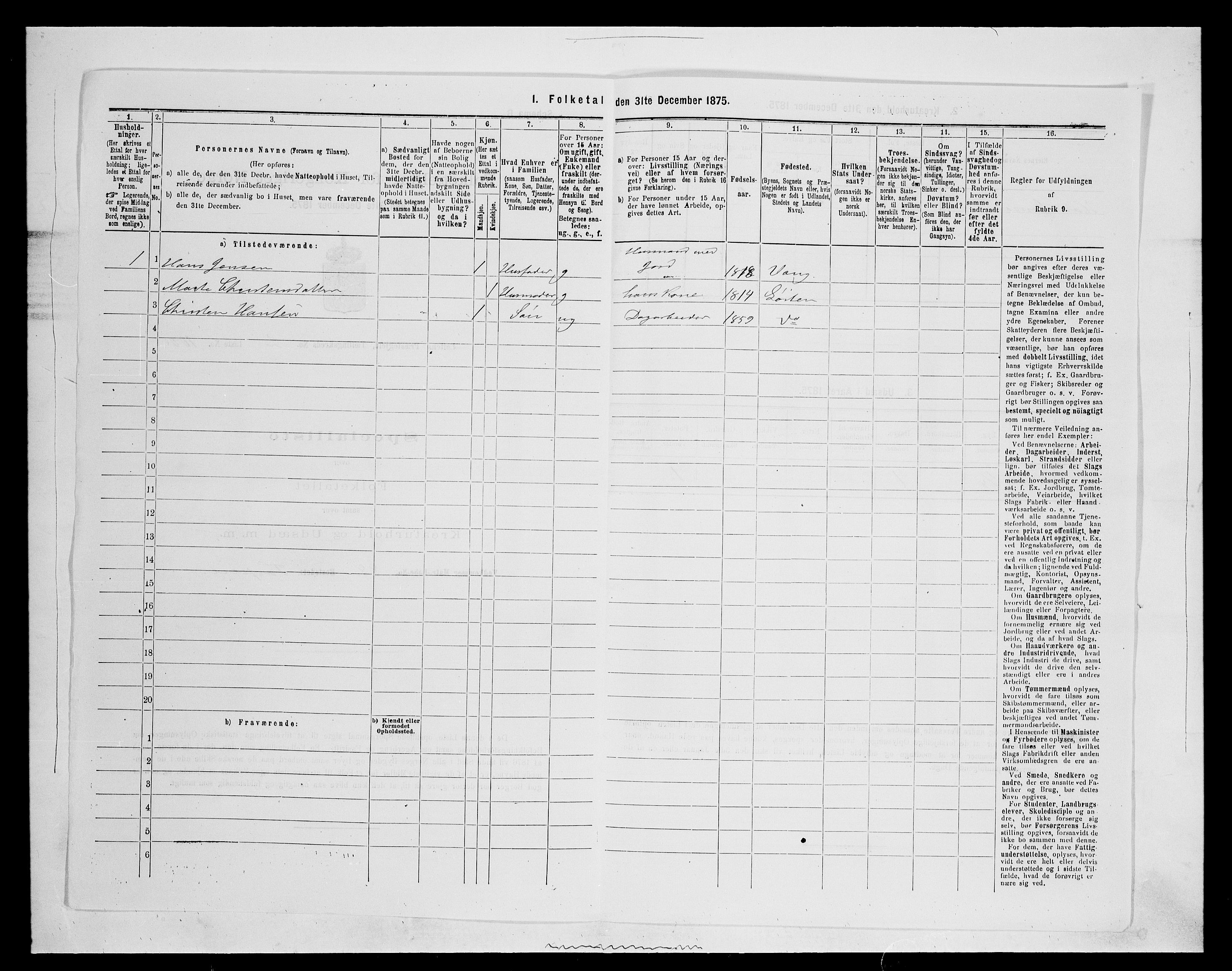 SAH, 1875 census for 0415P Løten, 1875, p. 632