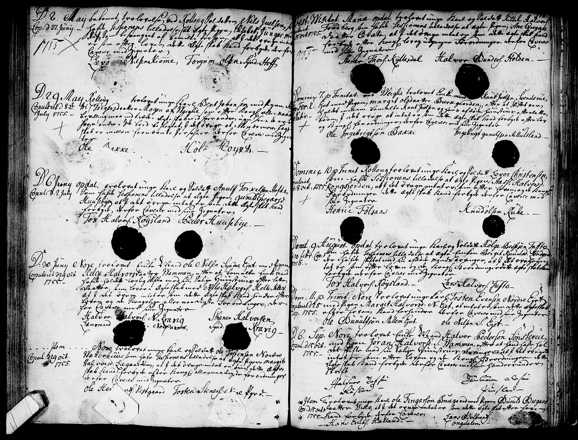 Rollag kirkebøker, SAKO/A-240/F/Fa/L0003: Parish register (official) no. I 3, 1743-1778, p. 176
