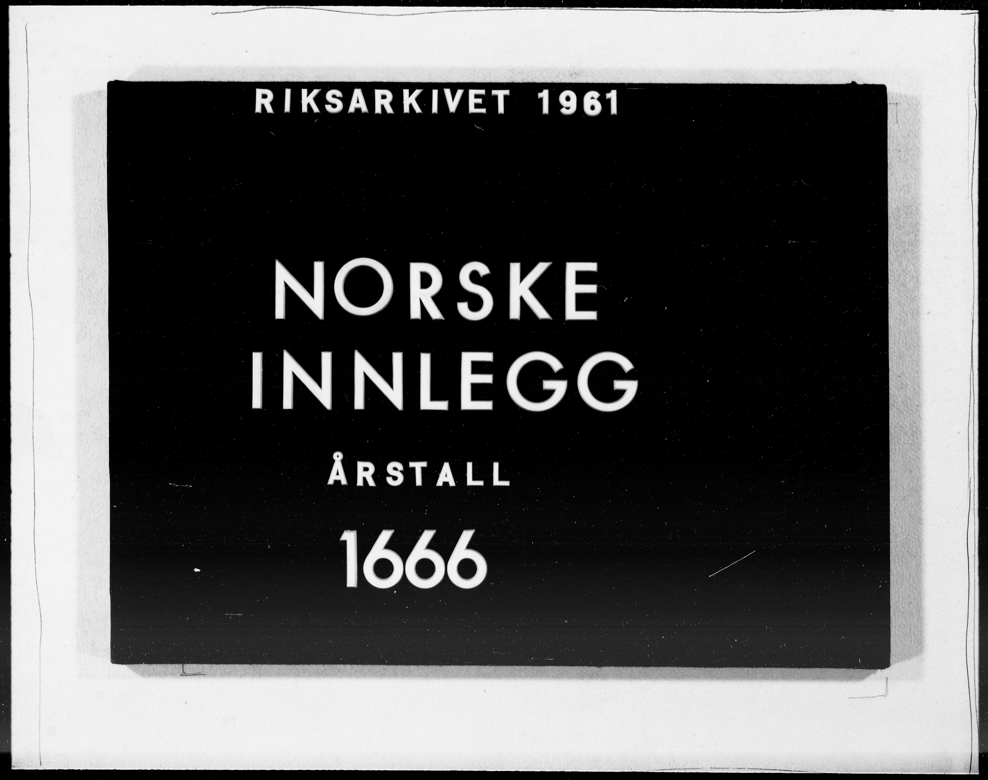 Danske Kanselli 1572-1799, RA/EA-3023/F/Fc/Fcc/Fcca/L0025: Norske innlegg 1572-1799, 1665-1666, p. 255