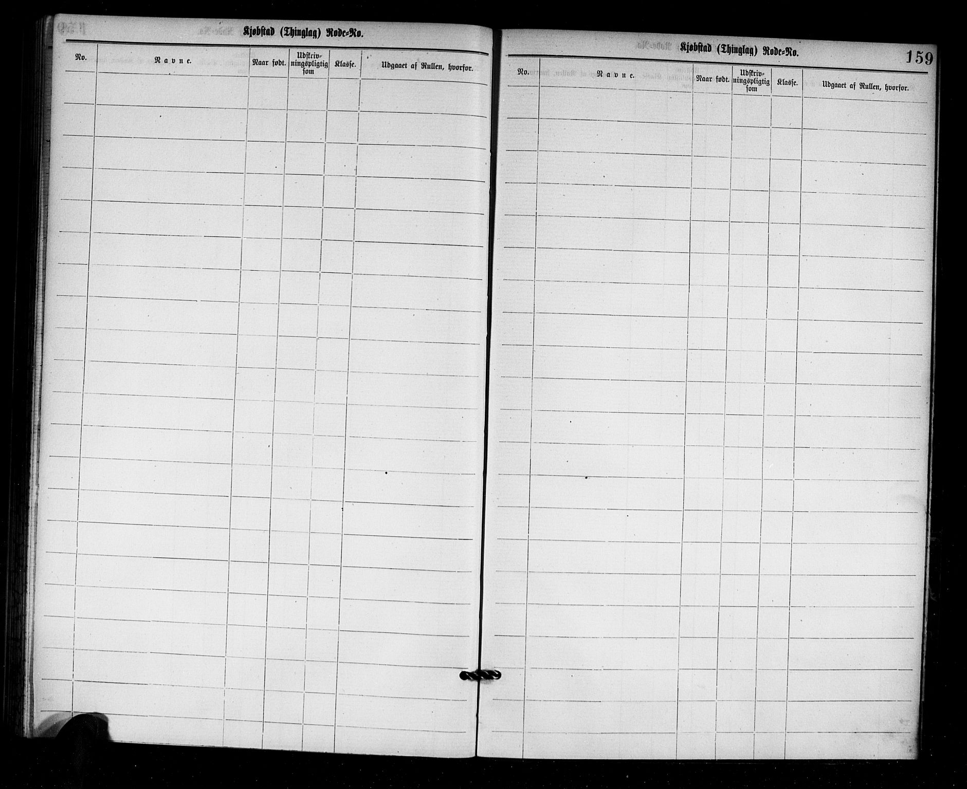 Mandal mønstringskrets, AV/SAK-2031-0016/F/Ff/L0001: Utskrivningsregisterrulle, nr som i hovedrulle, med register, L-15, 1860-1900, p. 164