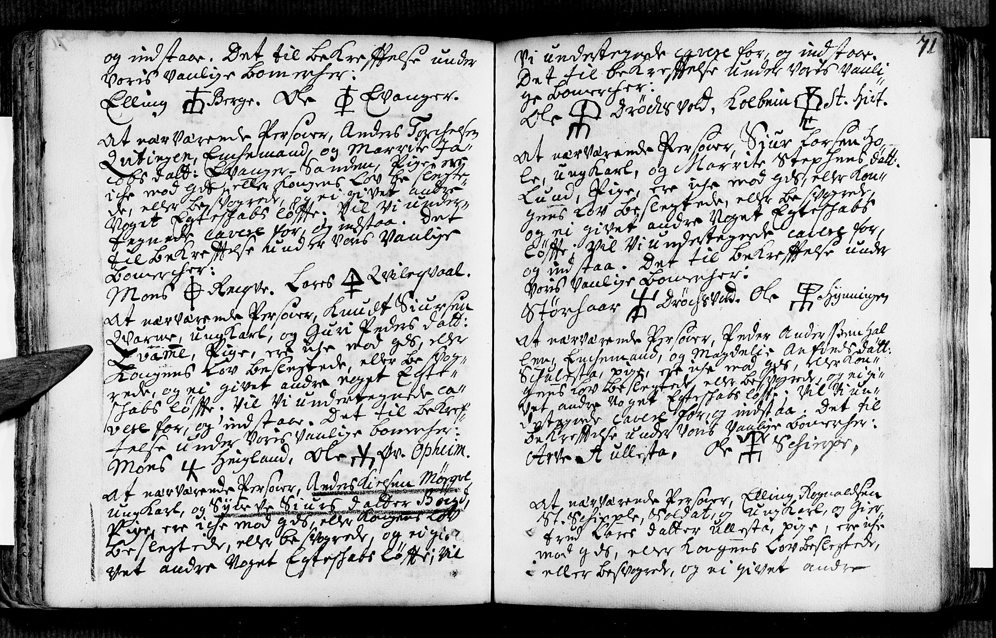 Voss sokneprestembete, SAB/A-79001/H/Haa: Parish register (official) no. A 2, 1709-1730, p. 71