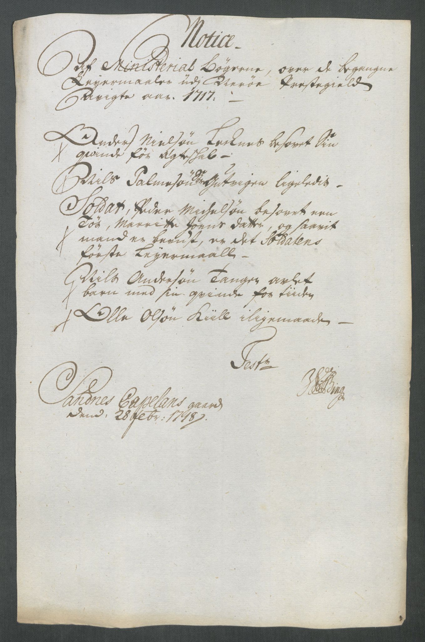 Rentekammeret inntil 1814, Reviderte regnskaper, Fogderegnskap, AV/RA-EA-4092/R64/L4438: Fogderegnskap Namdal, 1717, p. 173