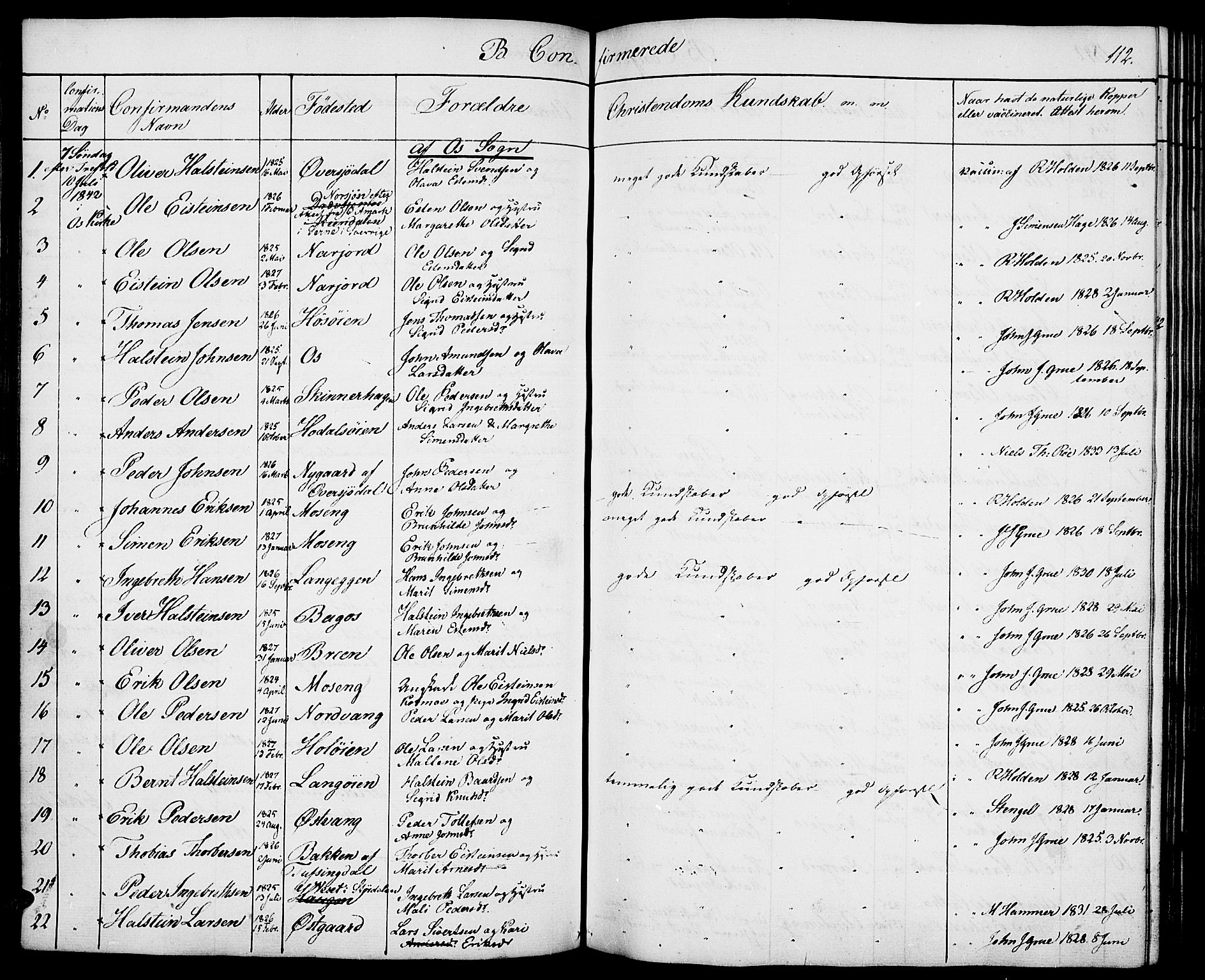 Tolga prestekontor, SAH/PREST-062/K/L0005: Parish register (official) no. 5, 1836-1852, p. 112