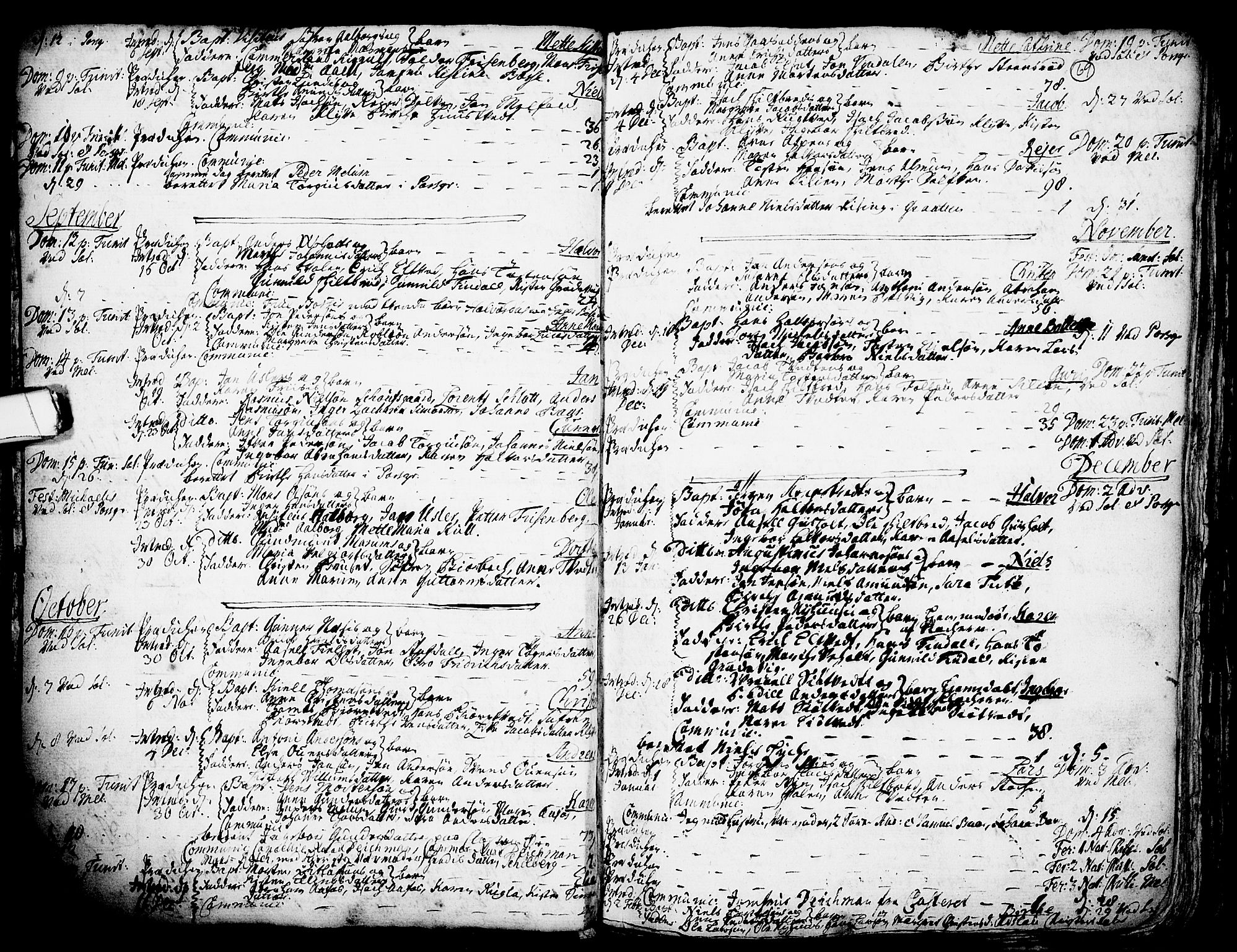 Solum kirkebøker, SAKO/A-306/F/Fa/L0002: Parish register (official) no. I 2, 1713-1761, p. 69