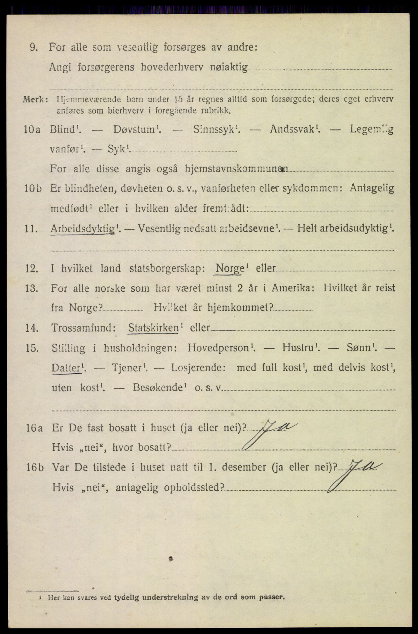 SAH, 1920 census for Østre Gausdal, 1920, p. 5833