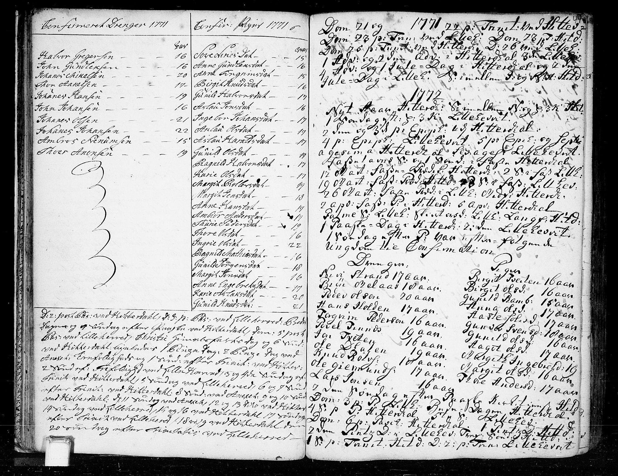 Heddal kirkebøker, SAKO/A-268/F/Fa/L0003: Parish register (official) no. I 3, 1723-1783, p. 44