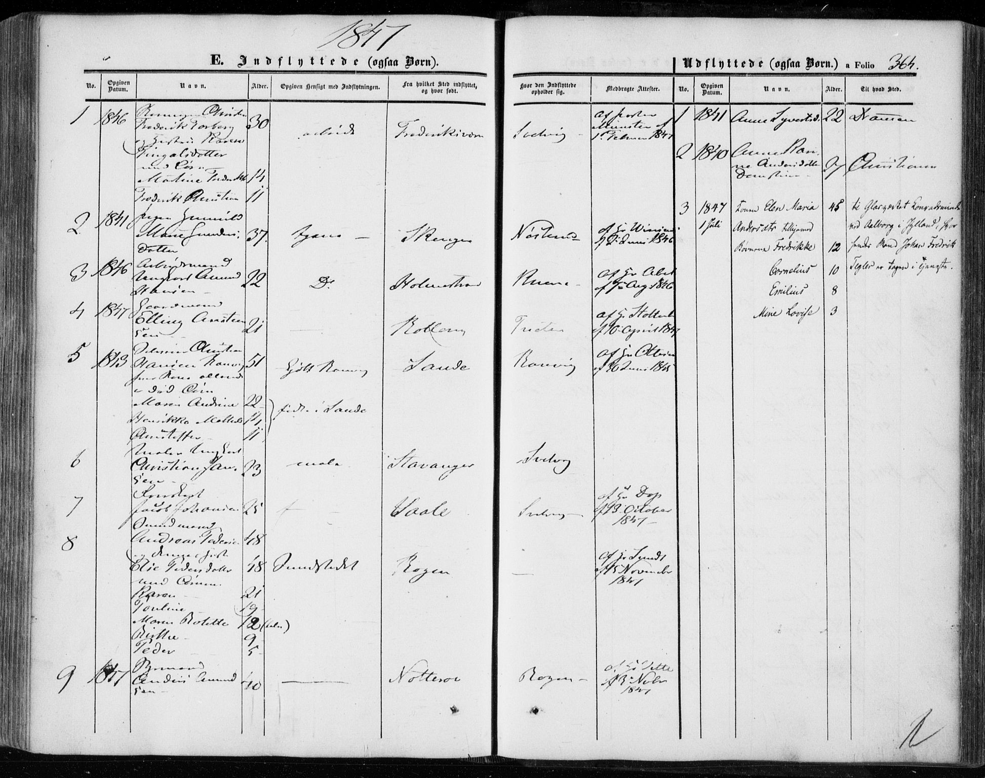 Hurum kirkebøker, SAKO/A-229/F/Fa/L0011: Parish register (official) no. 11, 1847-1860, p. 364