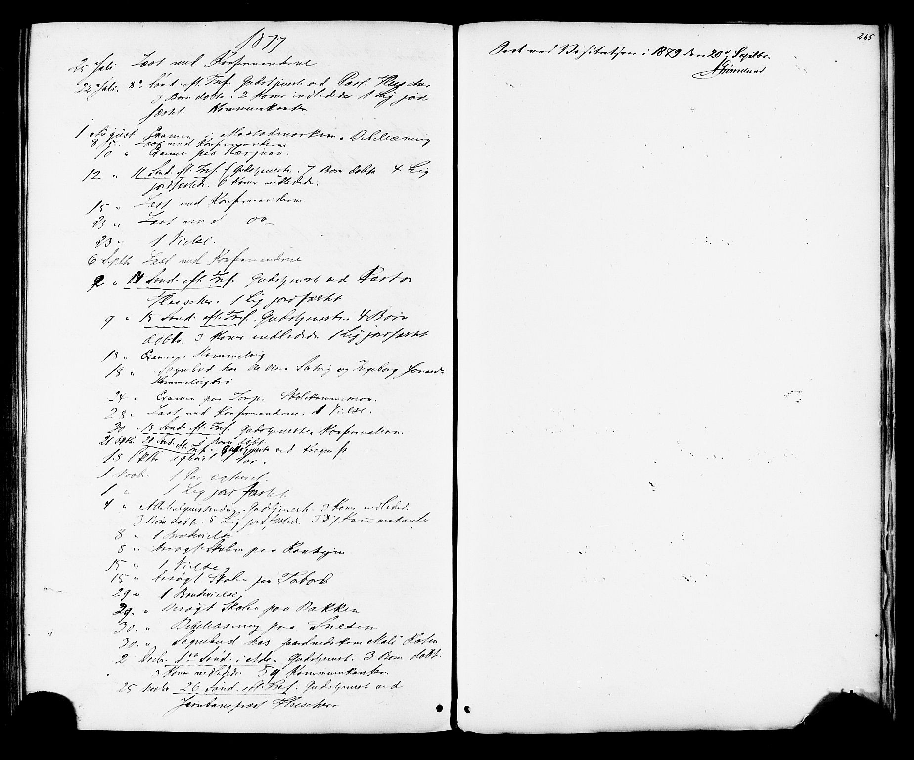 Ministerialprotokoller, klokkerbøker og fødselsregistre - Sør-Trøndelag, AV/SAT-A-1456/616/L0409: Parish register (official) no. 616A06, 1865-1877, p. 265