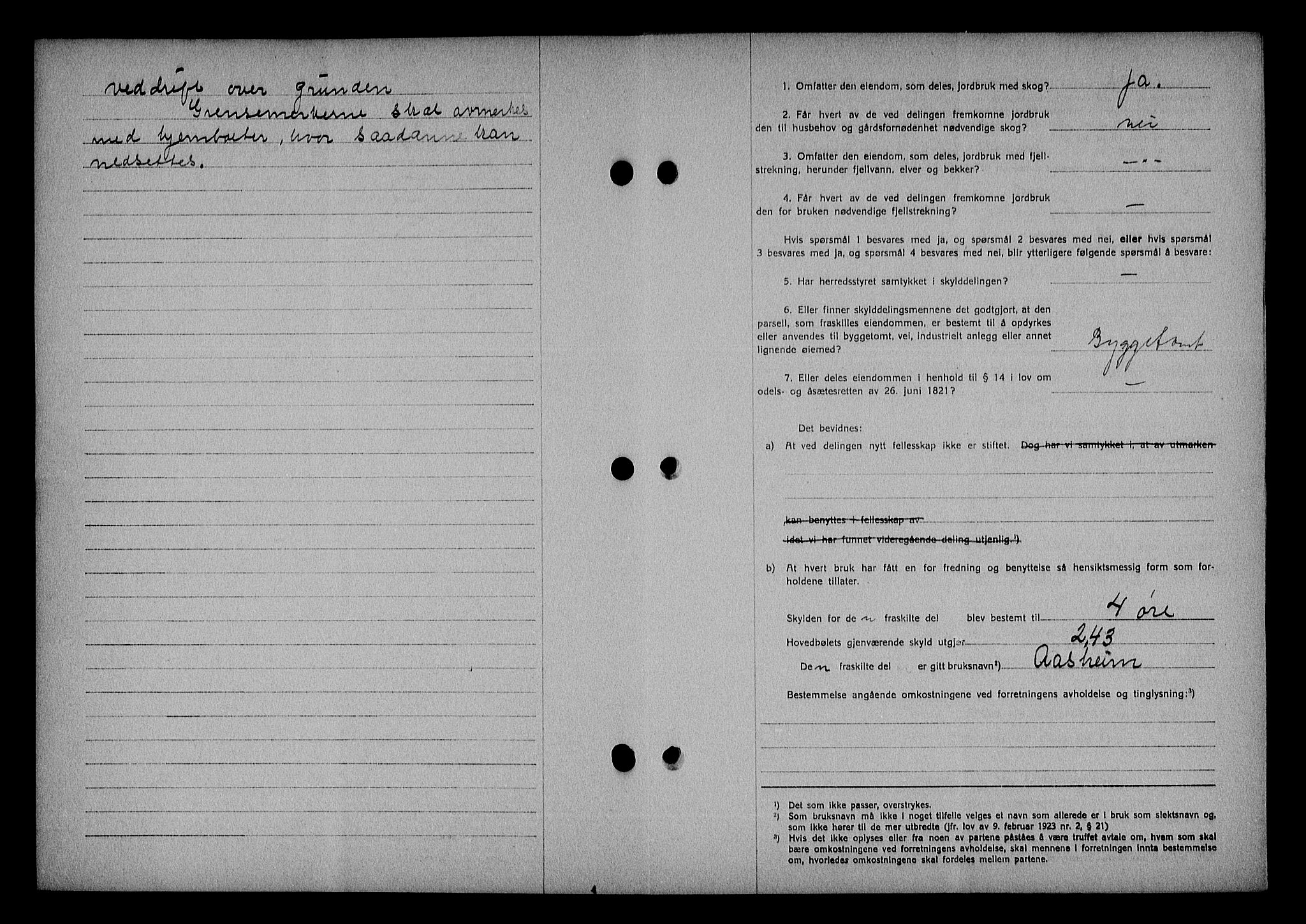 Nedenes sorenskriveri, SAK/1221-0006/G/Gb/Gba/L0043: Mortgage book no. 39, 1936-1937, Diary no: : 1217/1936