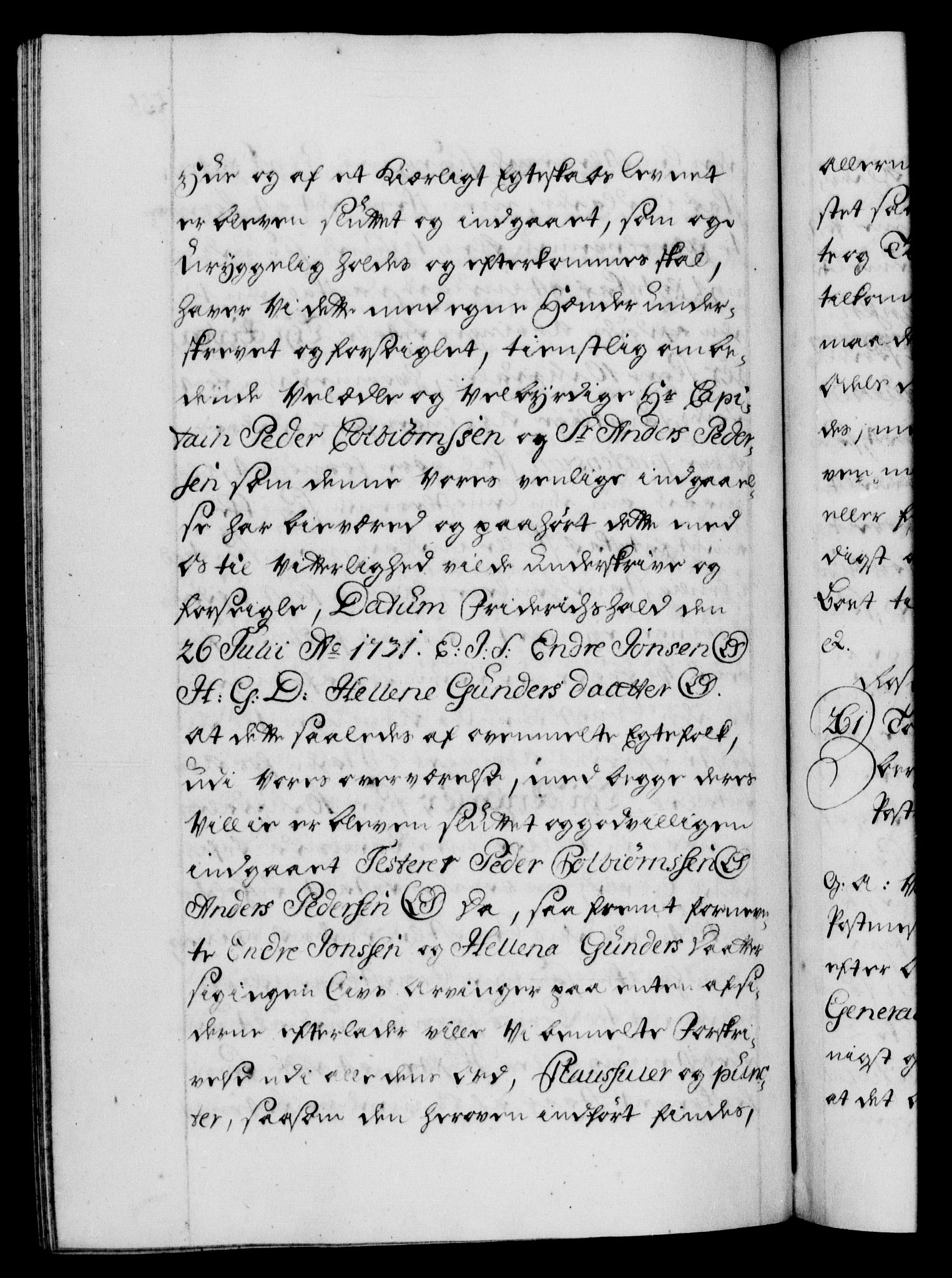 Danske Kanselli 1572-1799, AV/RA-EA-3023/F/Fc/Fca/Fcaa/L0027: Norske registre, 1730-1732, p. 255b