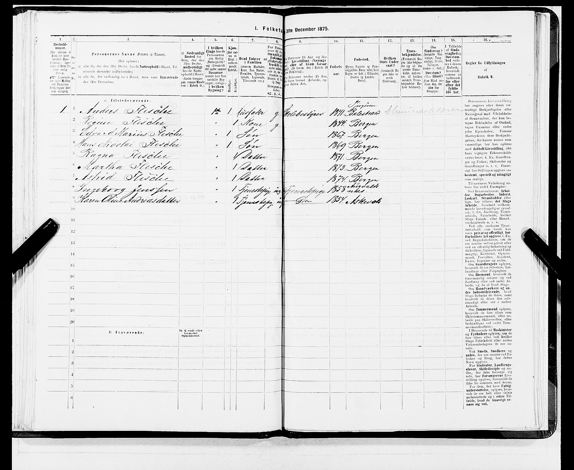 SAB, 1875 census for 1301 Bergen, 1875, p. 4534