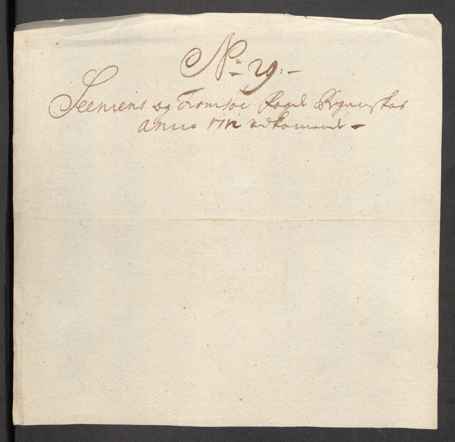 Rentekammeret inntil 1814, Reviderte regnskaper, Fogderegnskap, RA/EA-4092/R68/L4758: Fogderegnskap Senja og Troms, 1711-1712, p. 429