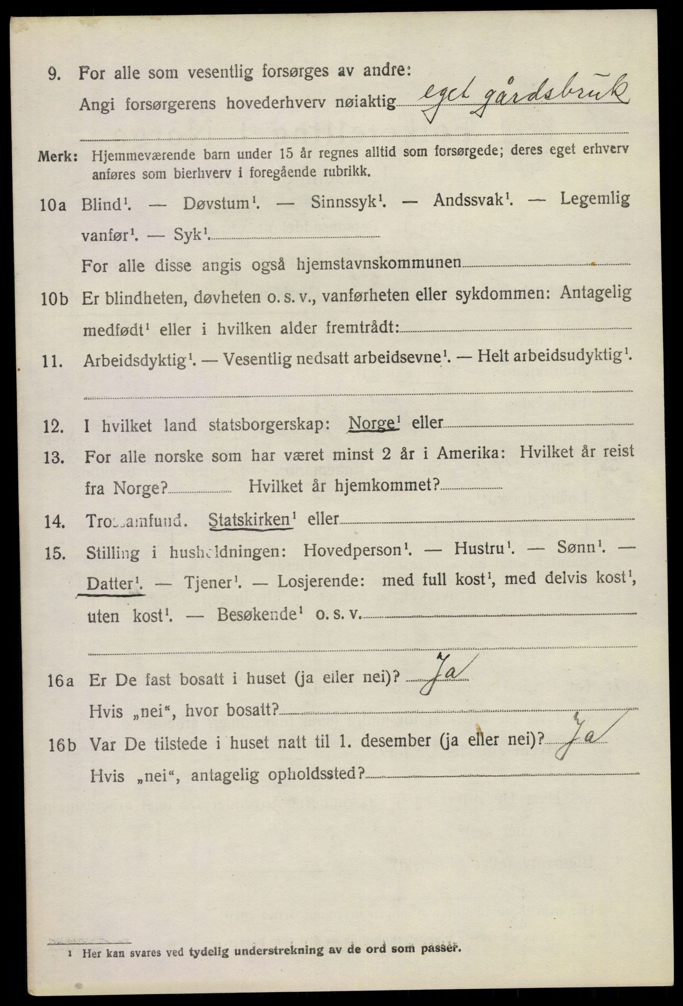 SAKO, 1920 census for Stokke, 1920, p. 6723