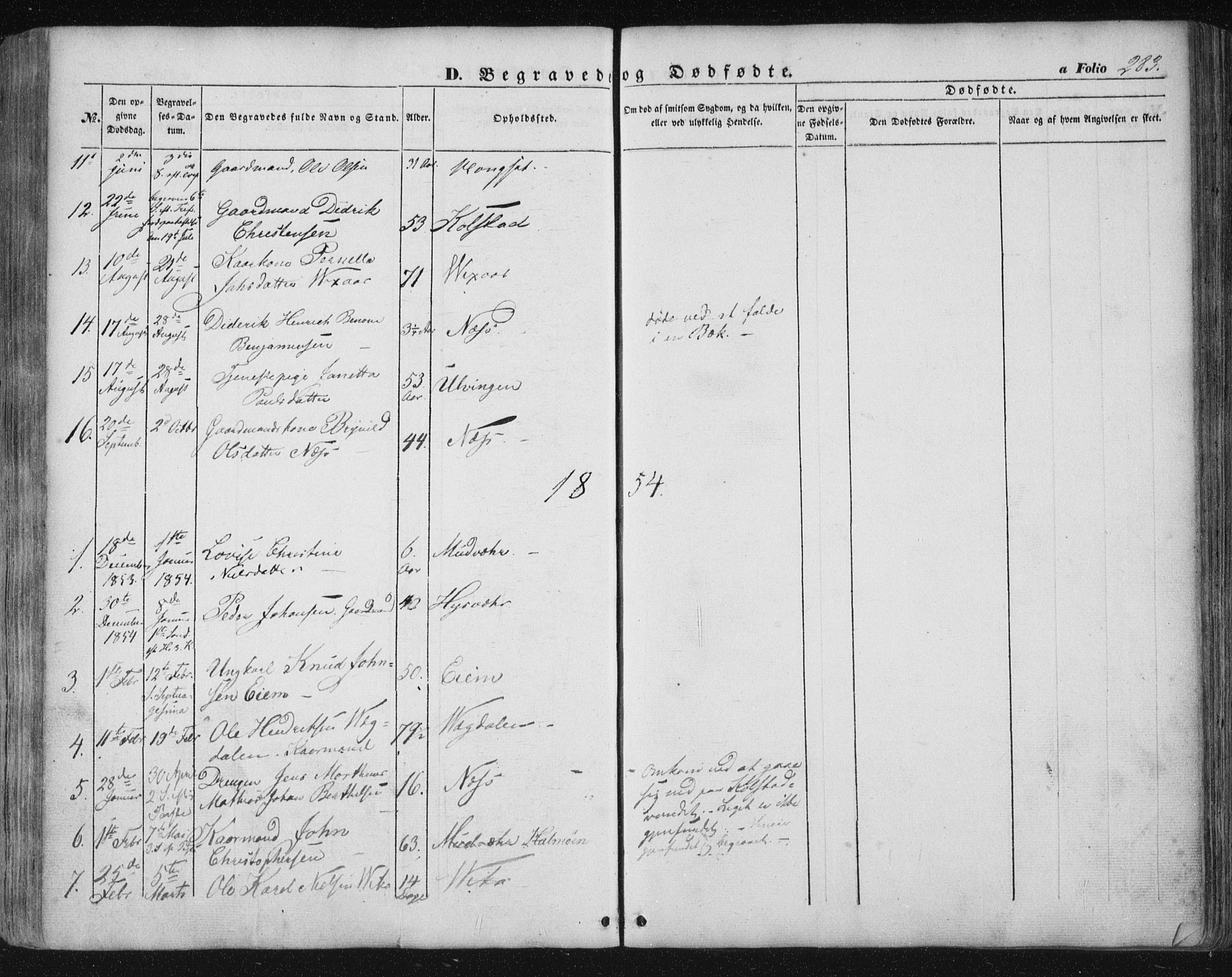 Ministerialprotokoller, klokkerbøker og fødselsregistre - Nordland, AV/SAT-A-1459/816/L0240: Parish register (official) no. 816A06, 1846-1870, p. 283