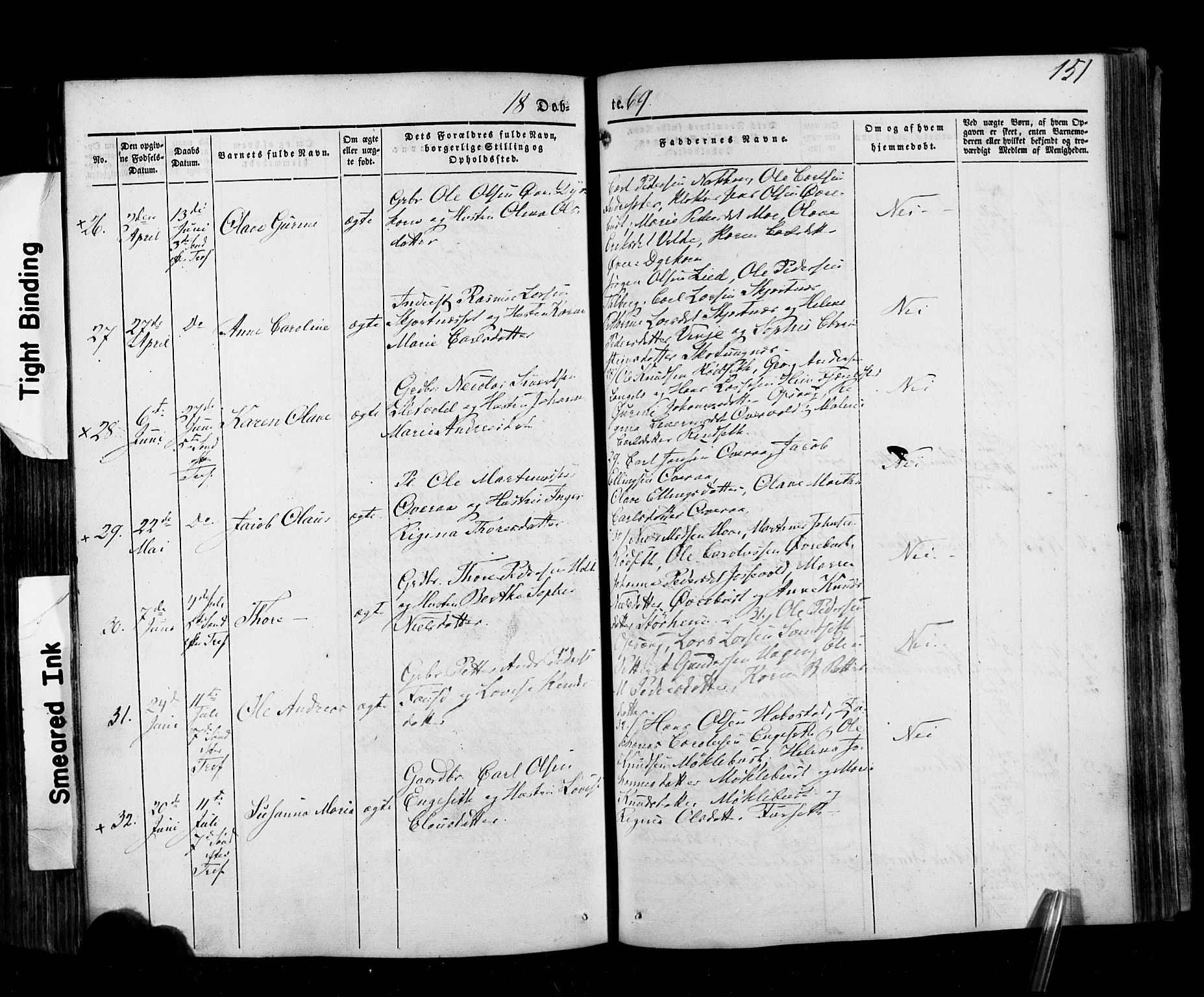 Ministerialprotokoller, klokkerbøker og fødselsregistre - Møre og Romsdal, AV/SAT-A-1454/520/L0275: Parish register (official) no. 520A05, 1844-1881, p. 151