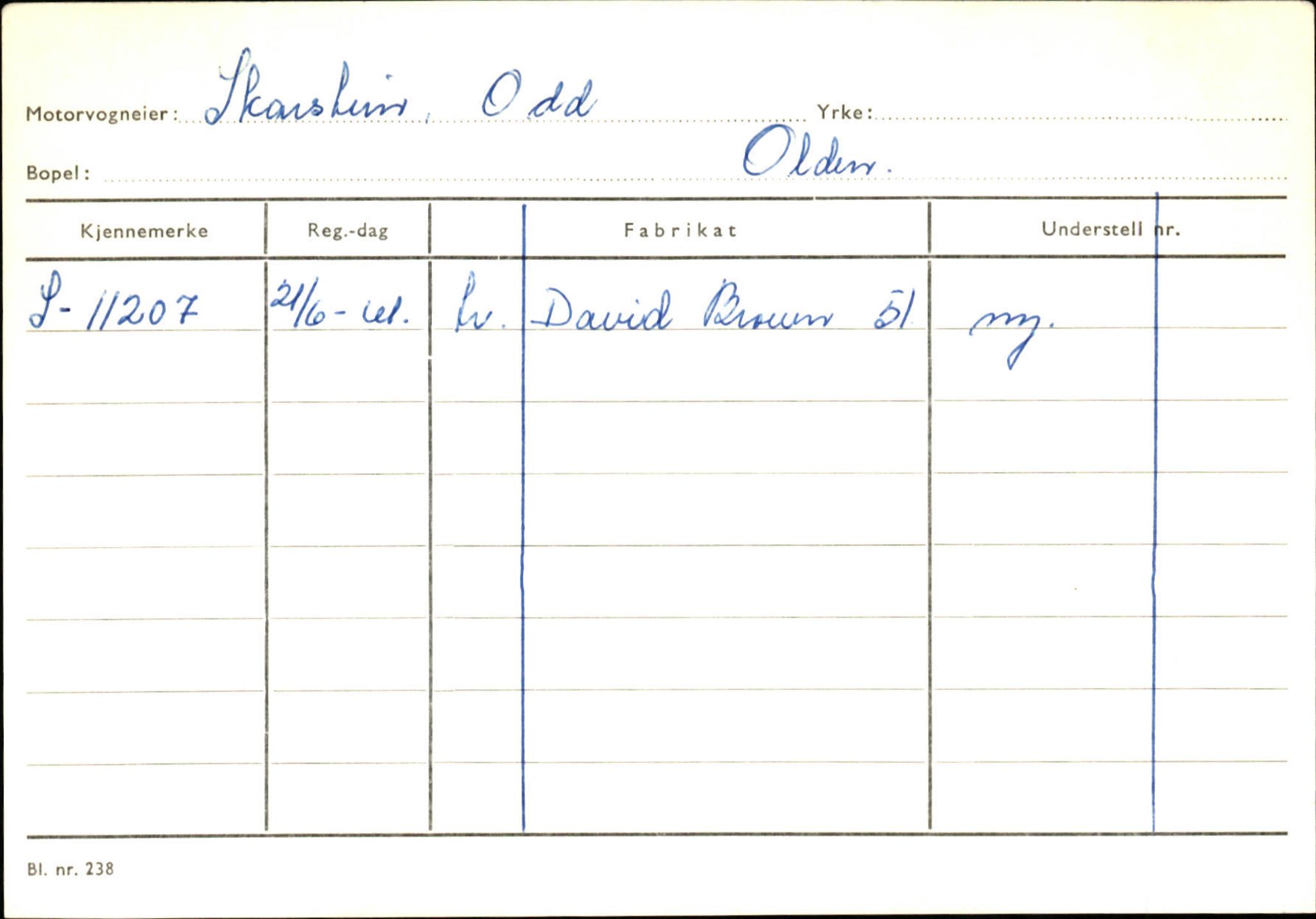 Statens vegvesen, Sogn og Fjordane vegkontor, AV/SAB-A-5301/4/F/L0131: Eigarregister Høyanger P-Å. Stryn S-Å, 1945-1975, p. 1278