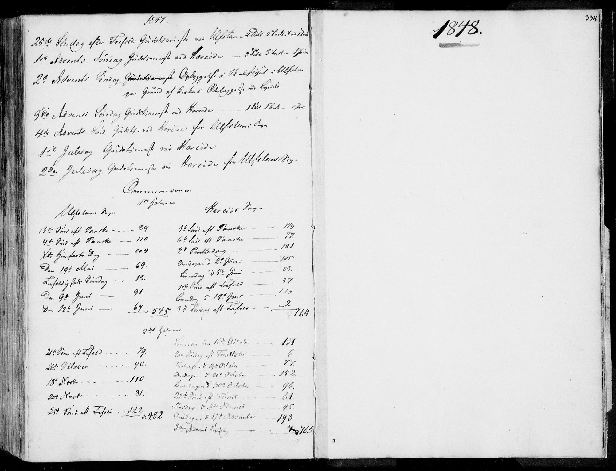 Ministerialprotokoller, klokkerbøker og fødselsregistre - Møre og Romsdal, AV/SAT-A-1454/509/L0104: Parish register (official) no. 509A02, 1833-1847, p. 334