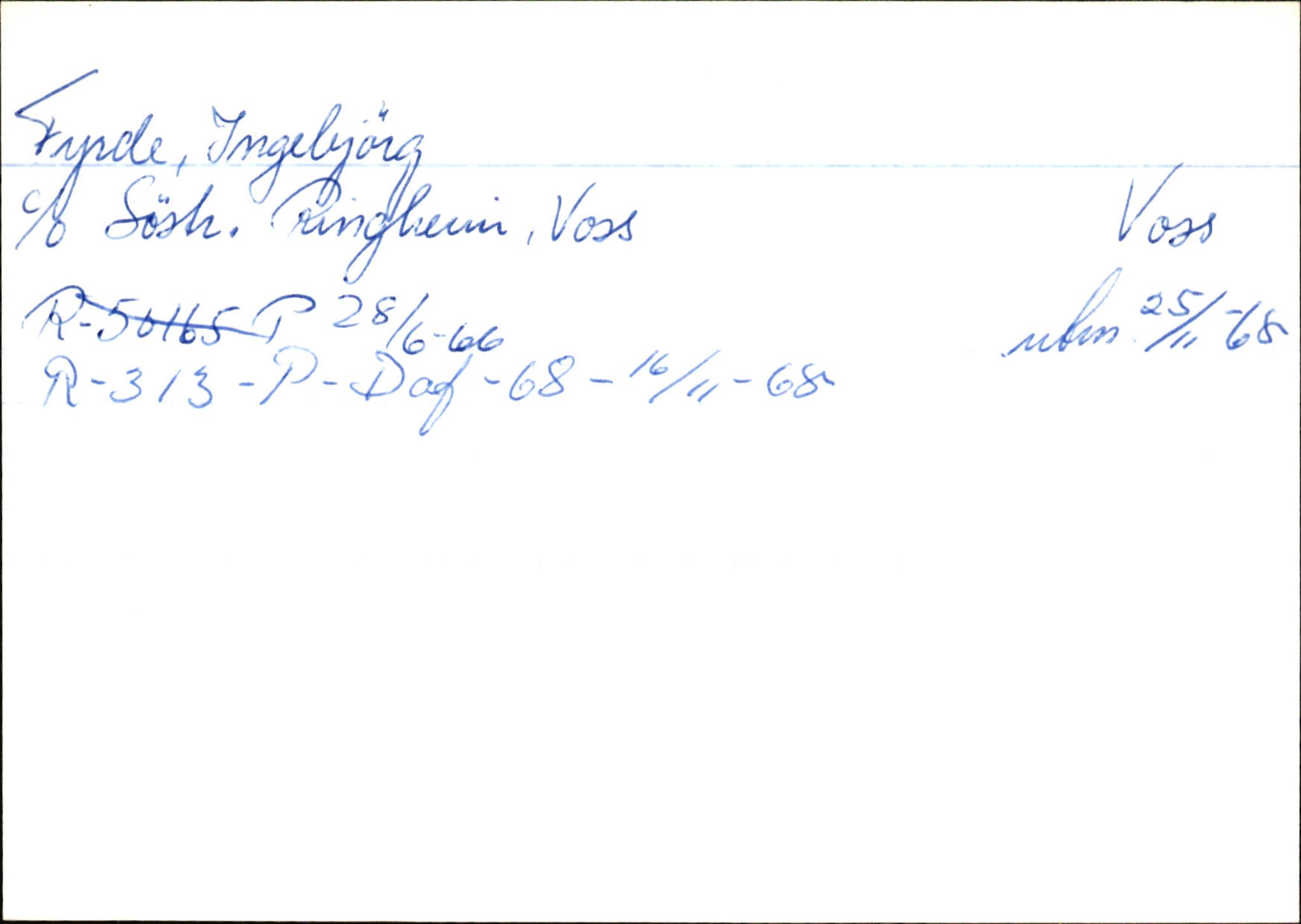 Statens vegvesen, Hordaland vegkontor, AV/SAB-A-5201/2/Ha/L0015: R-eierkort F-G, 1920-1971, p. 124