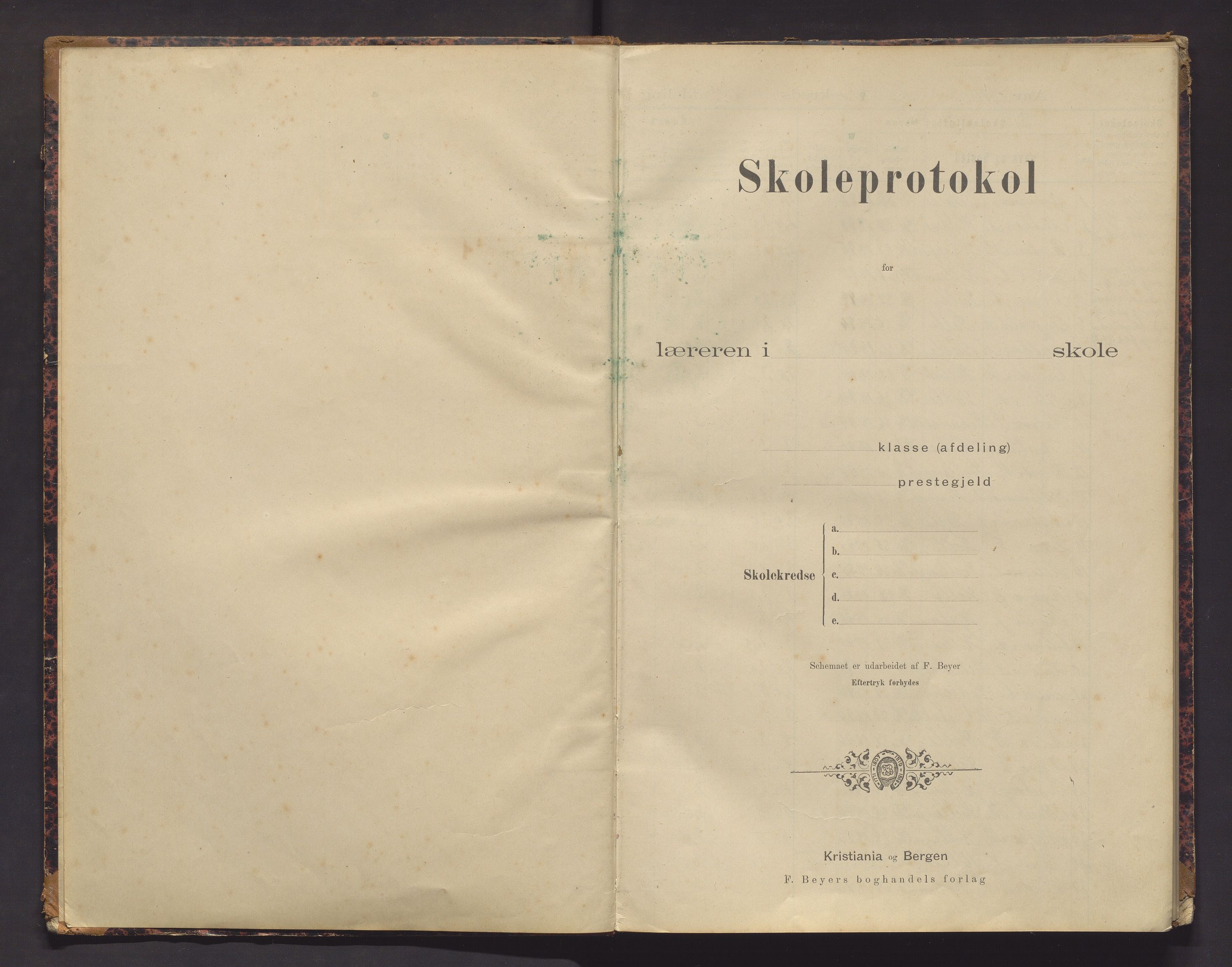 Hjelme kommune. Barneskulane, IKAH/1259a-231/F/Fa/L0005: Skuleprotokoll for Hjelme, Nordøen, Hennø, Lyngø og Sanden krinsar, 1896-1910