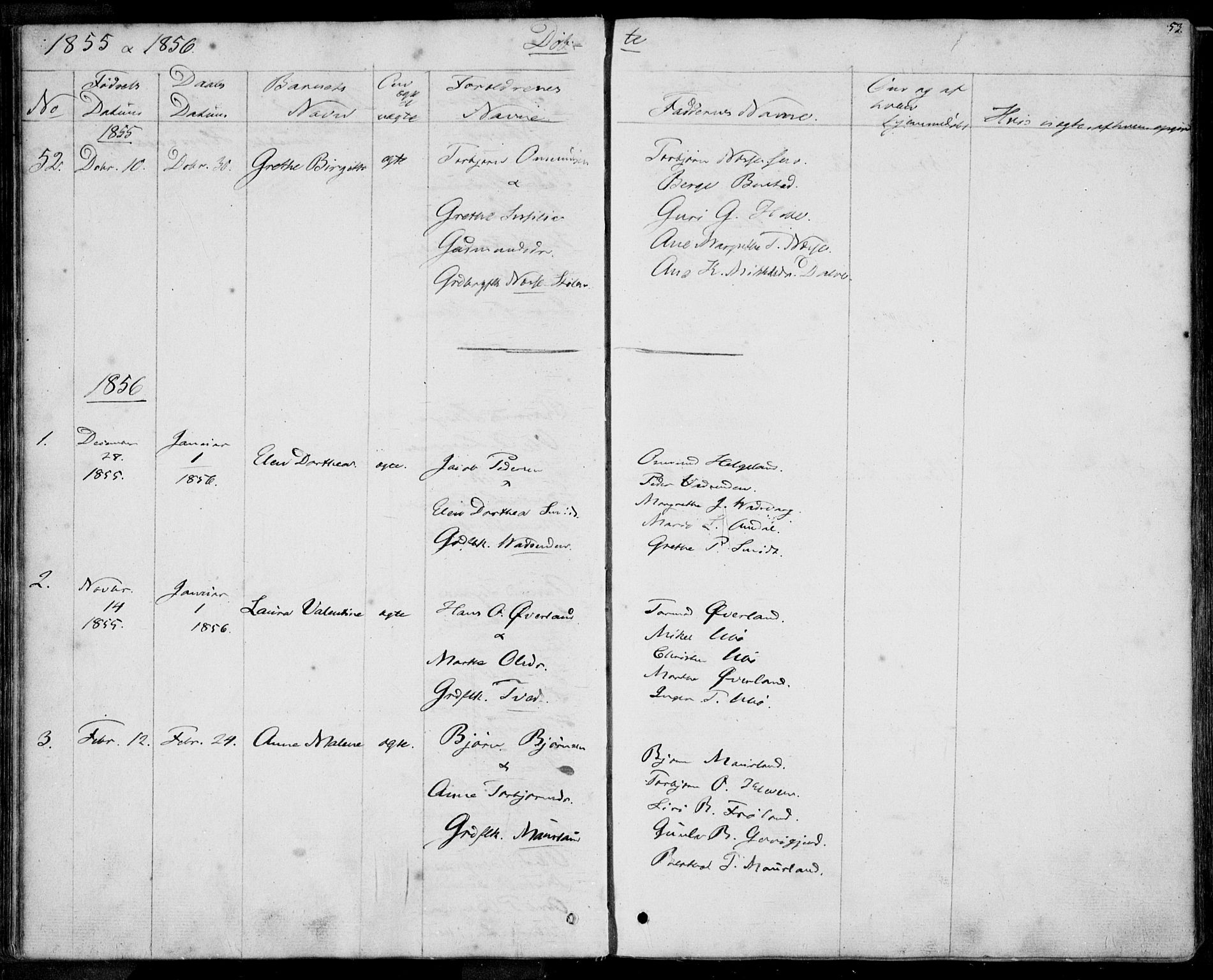 Nedstrand sokneprestkontor, AV/SAST-A-101841/01/IV: Parish register (official) no. A 8, 1839-1860, p. 53