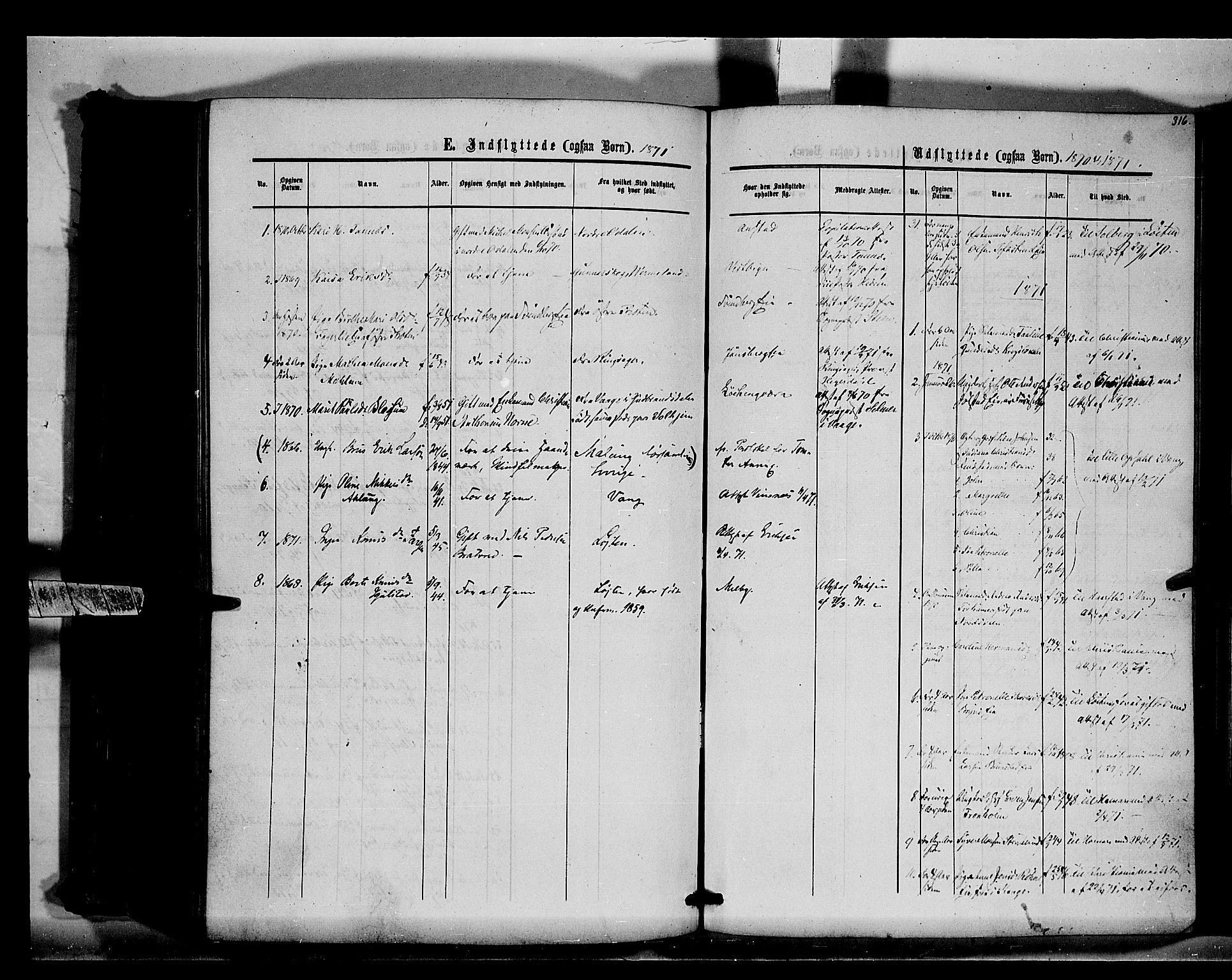 Romedal prestekontor, AV/SAH-PREST-004/K/L0005: Parish register (official) no. 5, 1862-1874, p. 316