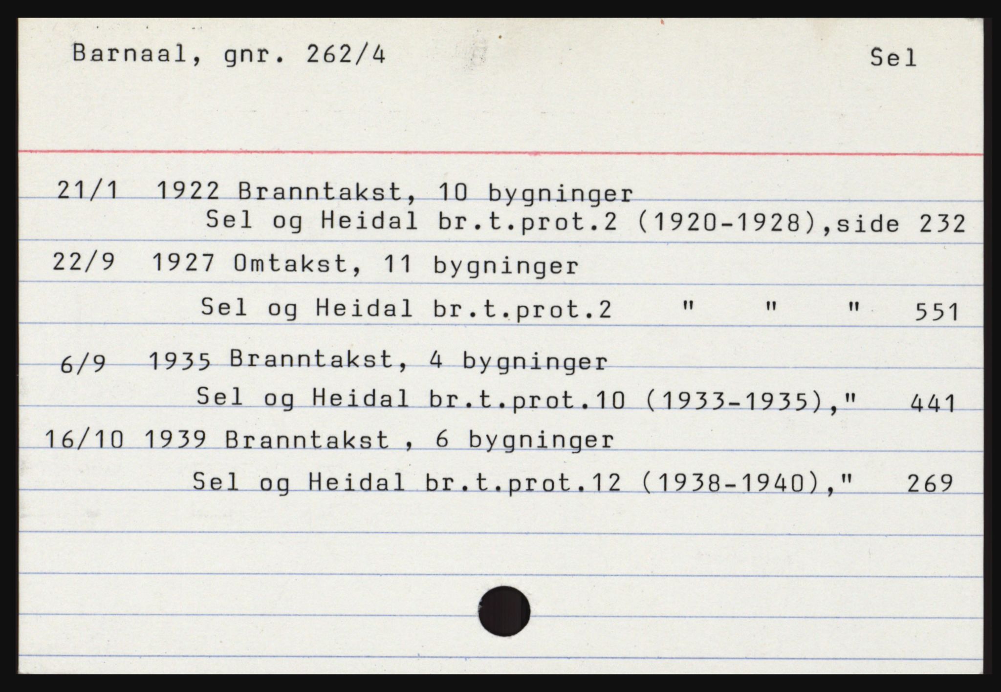 Norges Brannkasse, Sel og Heidal, AV/SAH-NBRANH-034, p. 17