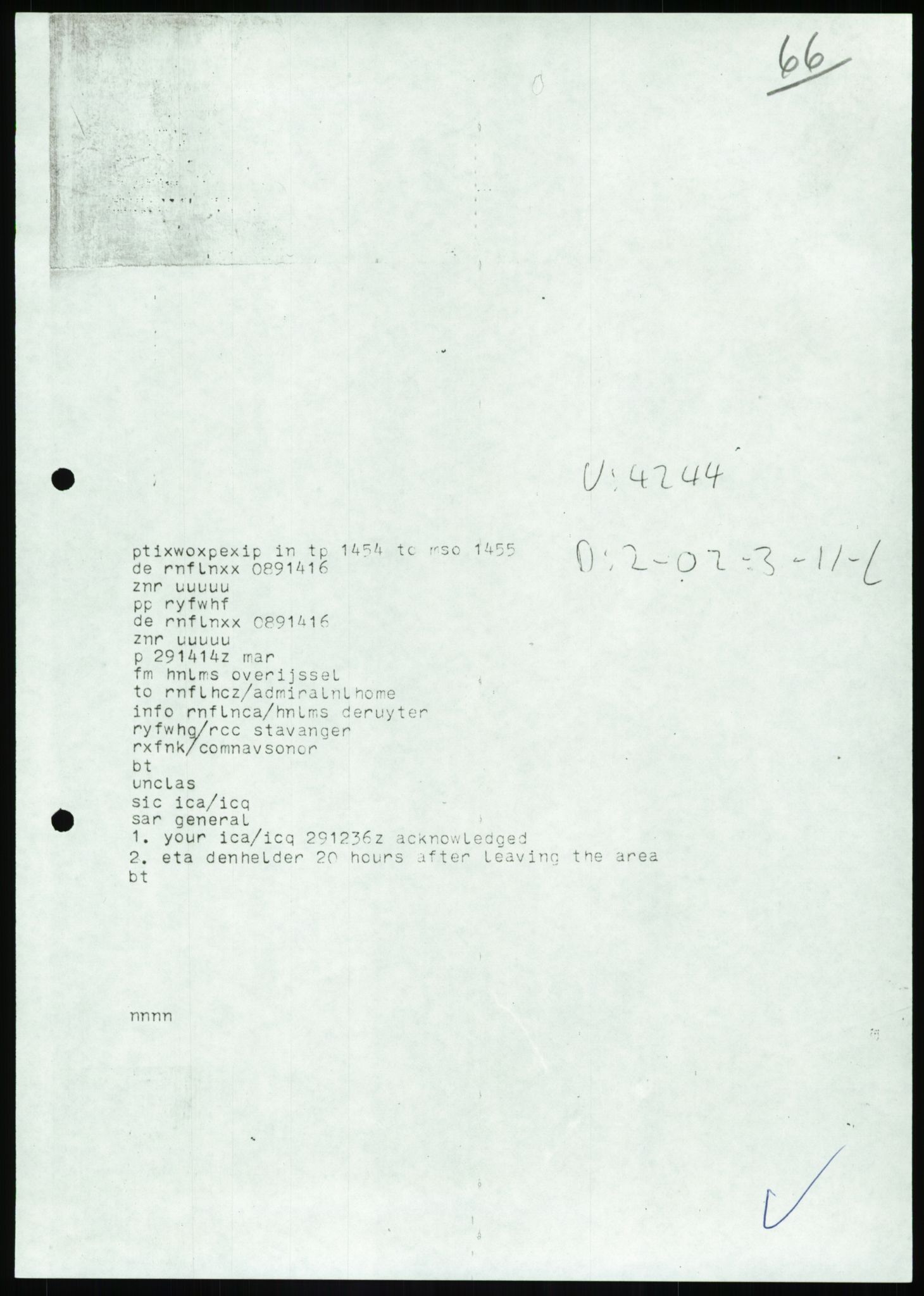 Justisdepartementet, Granskningskommisjonen ved Alexander Kielland-ulykken 27.3.1980, AV/RA-S-1165/D/L0017: P Hjelpefartøy (Doku.liste + P1-P6 av 6)/Q Hovedredningssentralen (Q0-Q27 av 27), 1980-1981, p. 212