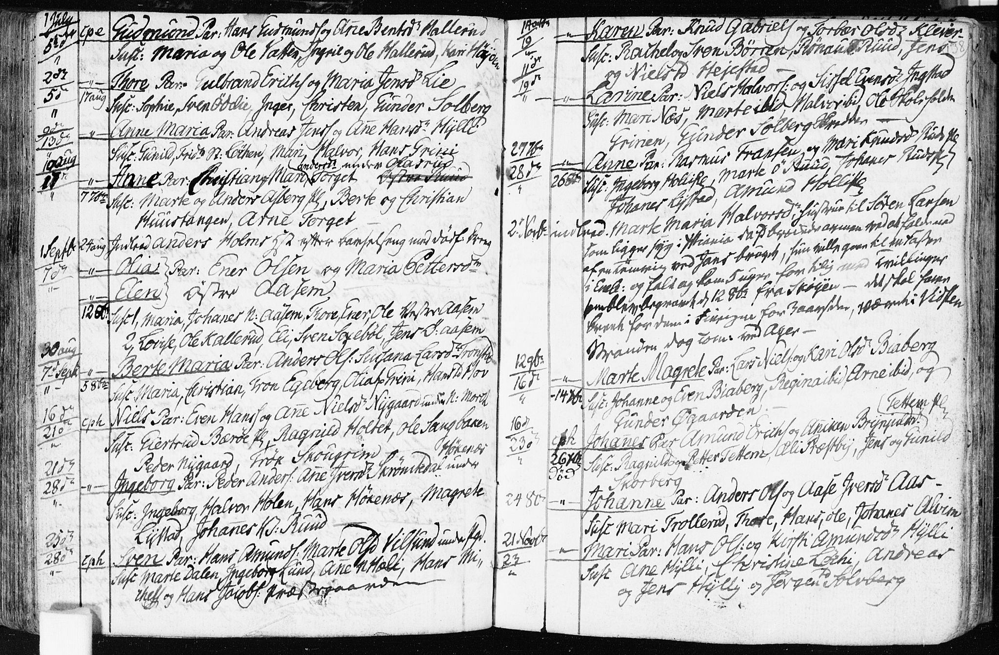 Spydeberg prestekontor Kirkebøker, SAO/A-10924/F/Fa/L0003: Parish register (official) no. I 3, 1778-1814, p. 138