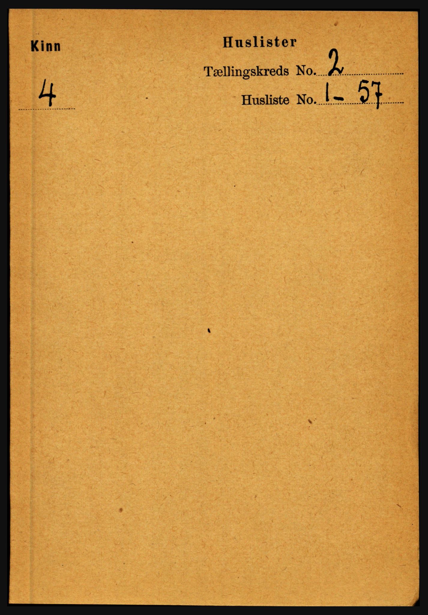 RA, 1891 census for 1437 Kinn, 1891, p. 476