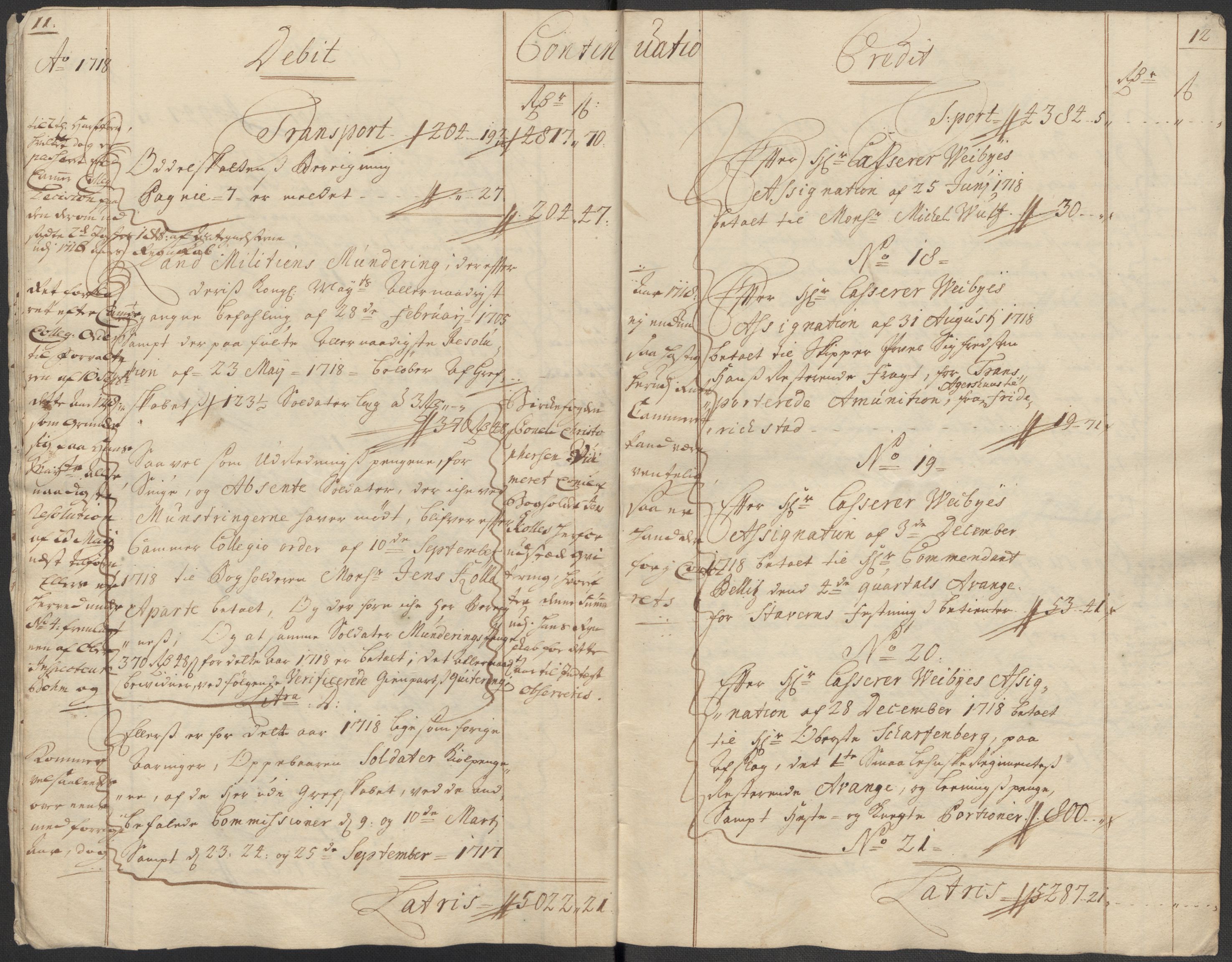 Rentekammeret inntil 1814, Reviderte regnskaper, Fogderegnskap, RA/EA-4092/R33/L1988: Fogderegnskap Larvik grevskap, 1718, p. 9