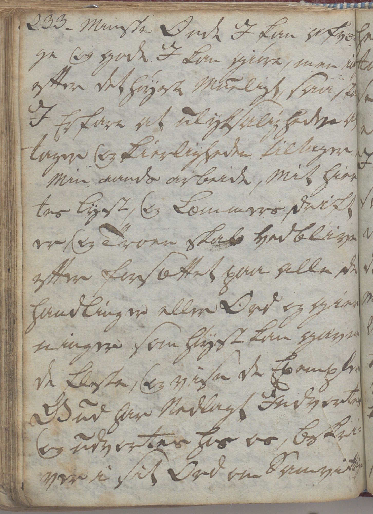 Heggtveitsamlingen, TMF/A-1007/H/L0047/0005: Kopibøker, brev etc.  / "MF I"(Kopibok frå Heggtveits samling), 1800-1823, p. 233