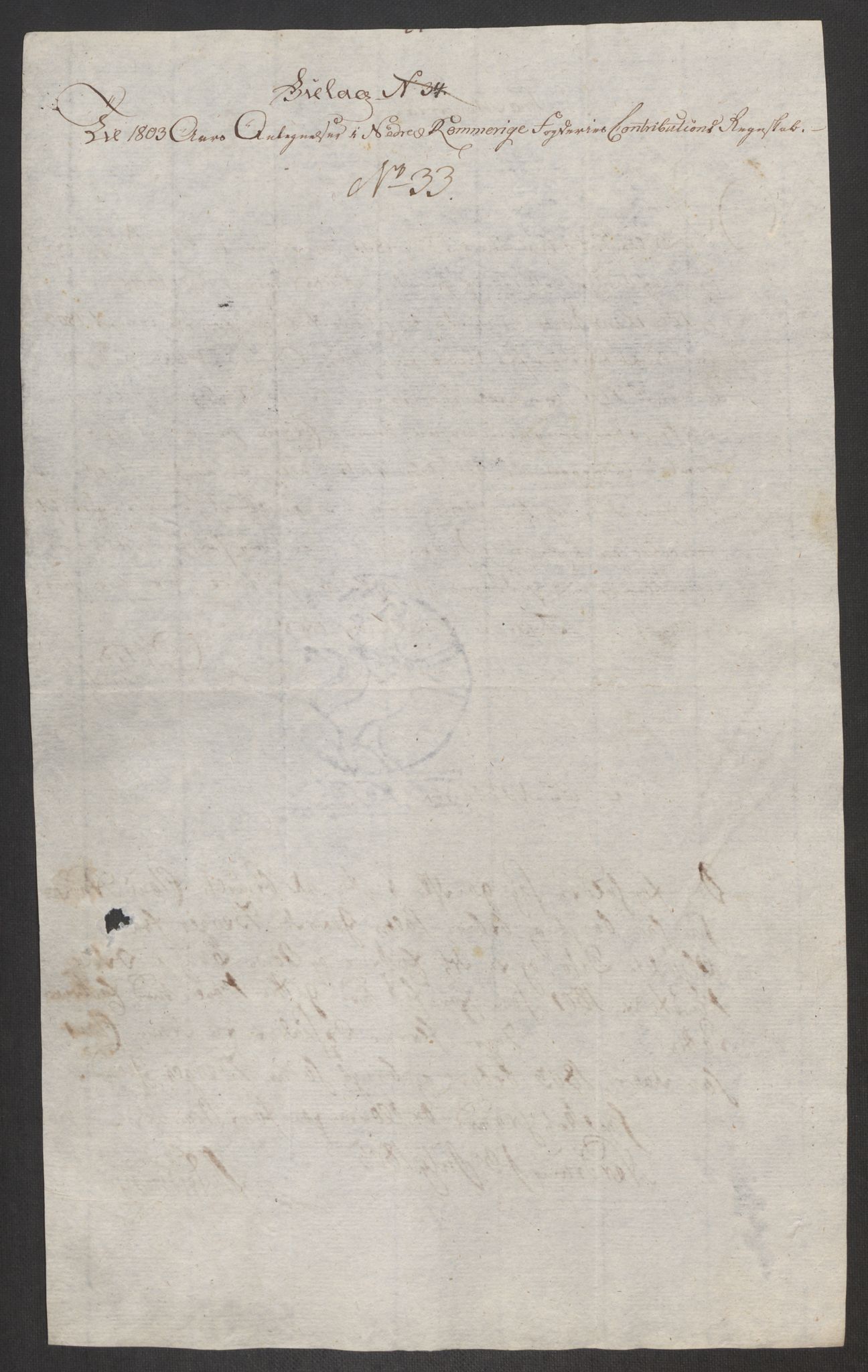 Rentekammeret inntil 1814, Reviderte regnskaper, Fogderegnskap, RA/EA-4092/R11/L0679: Fogderegnskap Nedre Romerike, 1803, p. 736