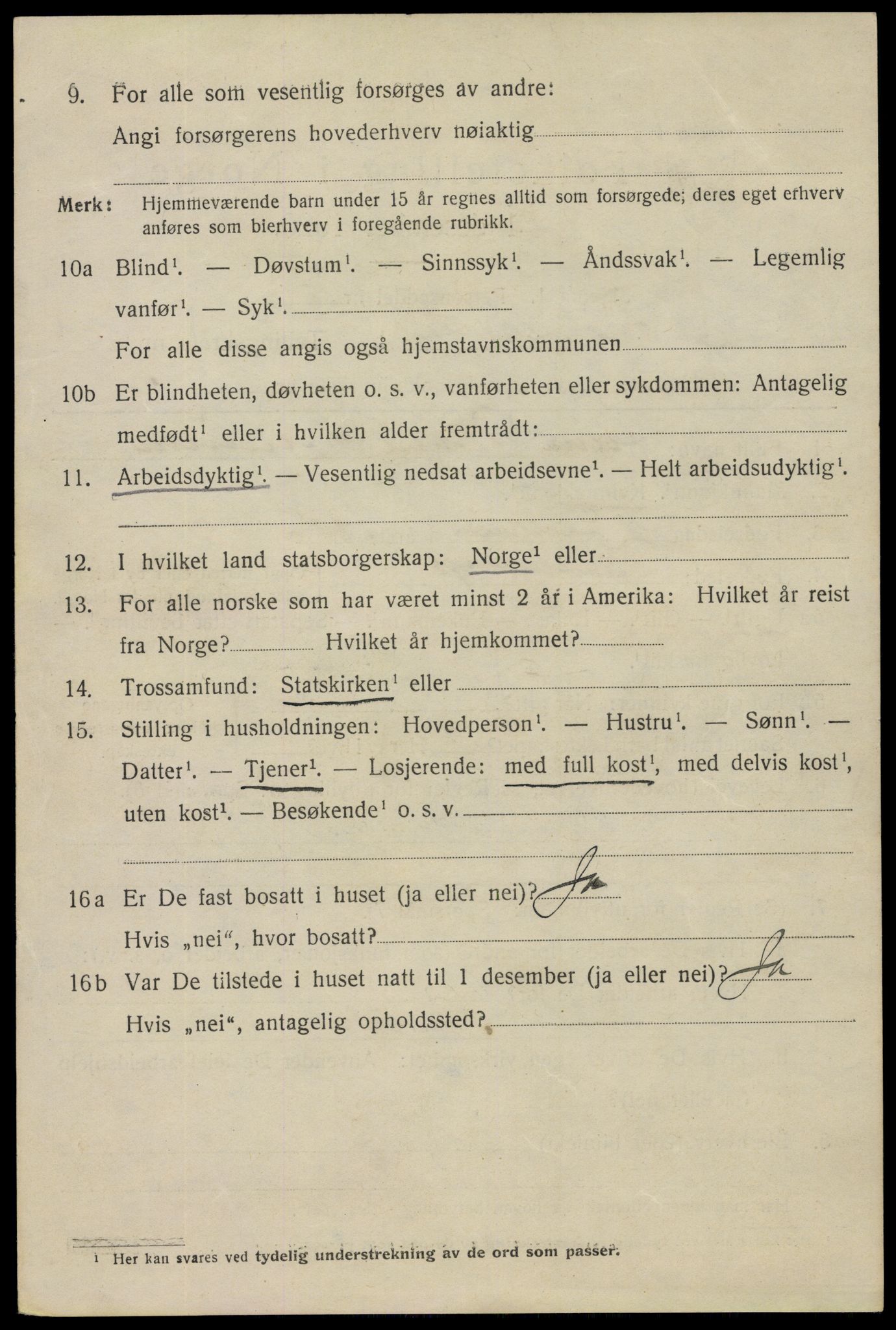 SAO, 1920 census for Fredrikstad, 1920, p. 11464