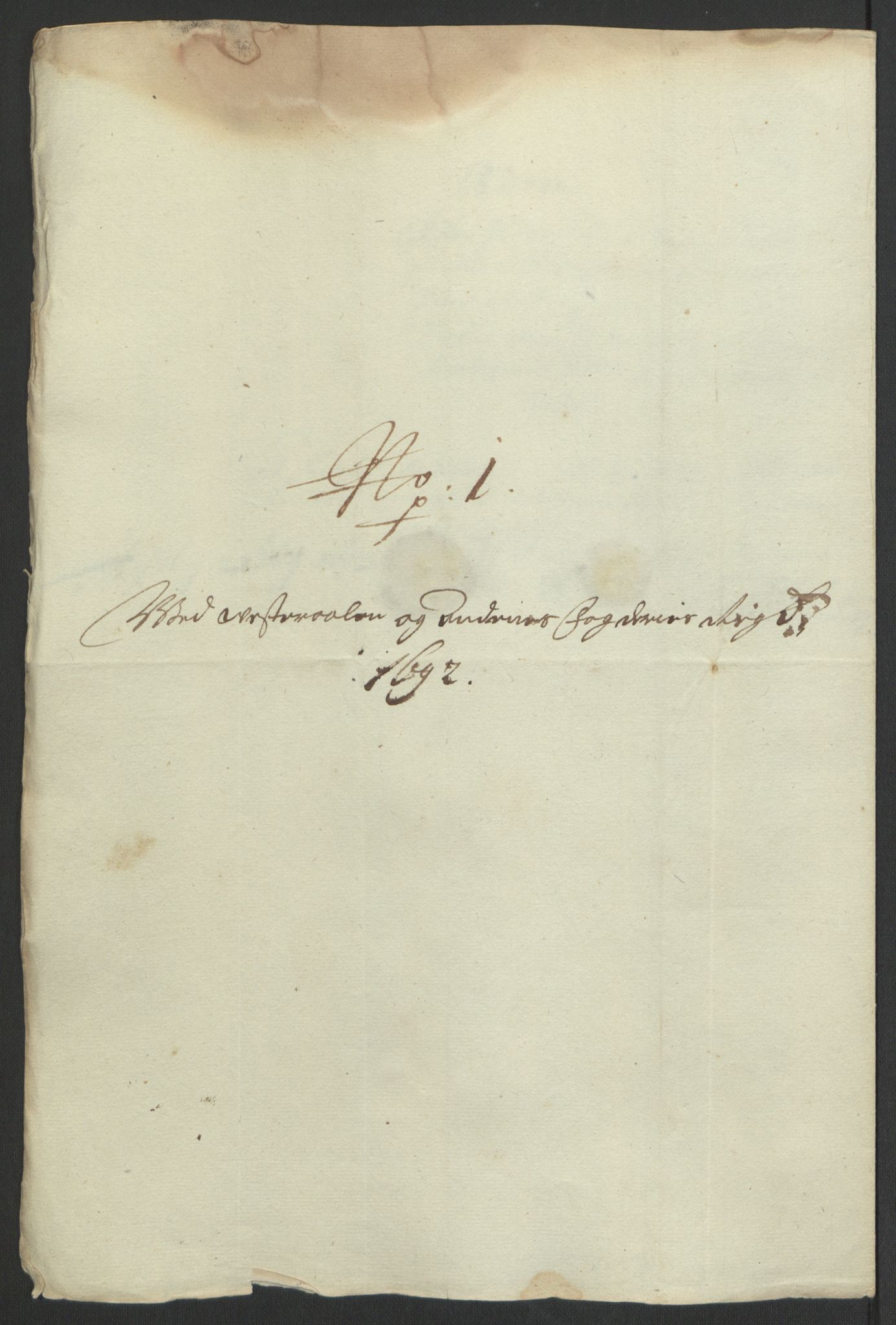 Rentekammeret inntil 1814, Reviderte regnskaper, Fogderegnskap, AV/RA-EA-4092/R67/L4676: Fogderegnskap Vesterålen, Andenes og Lofoten, 1691-1693, p. 130