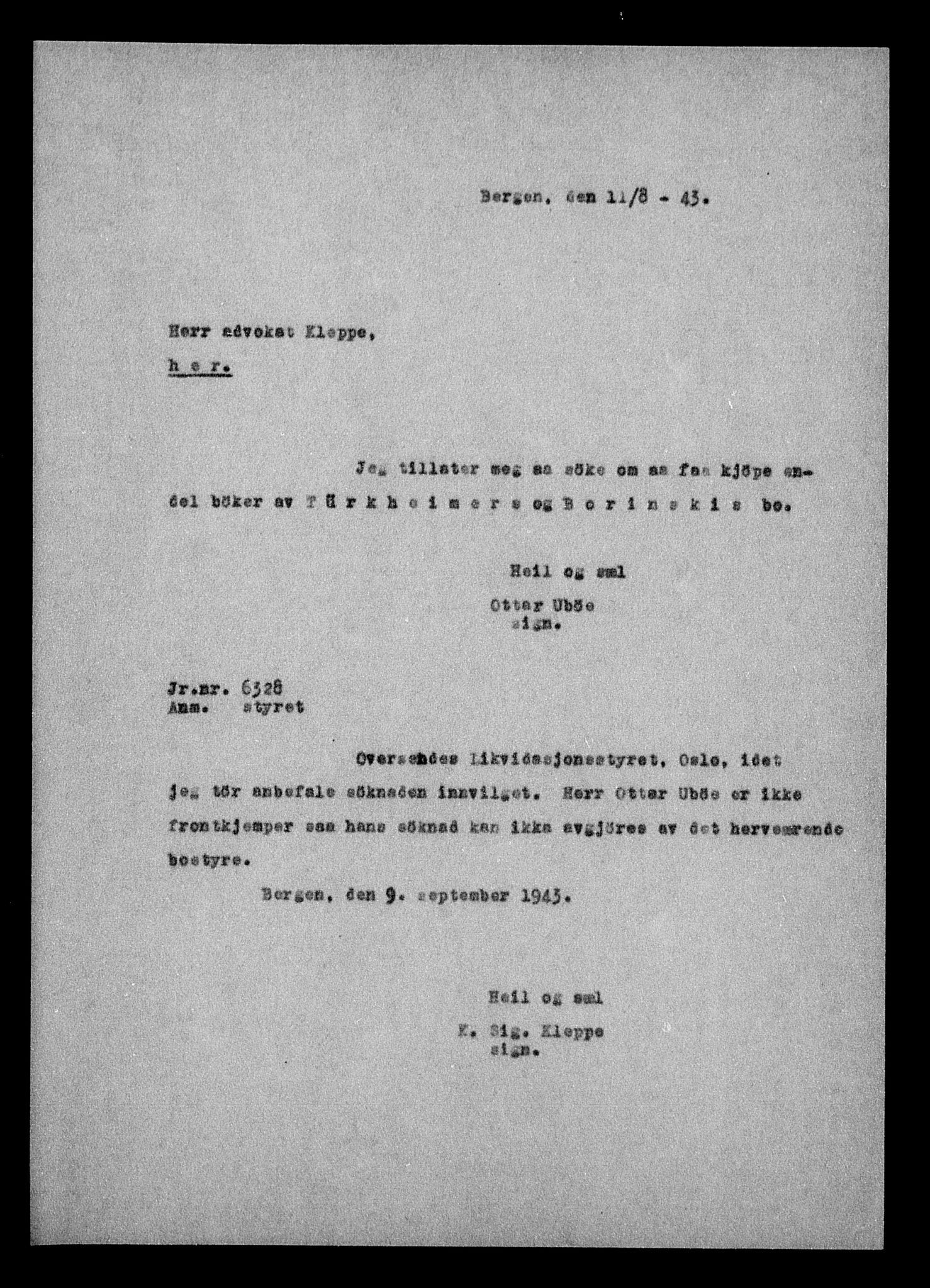 Justisdepartementet, Tilbakeføringskontoret for inndratte formuer, AV/RA-S-1564/H/Hc/Hcd/L0993: --, 1945-1947, p. 23