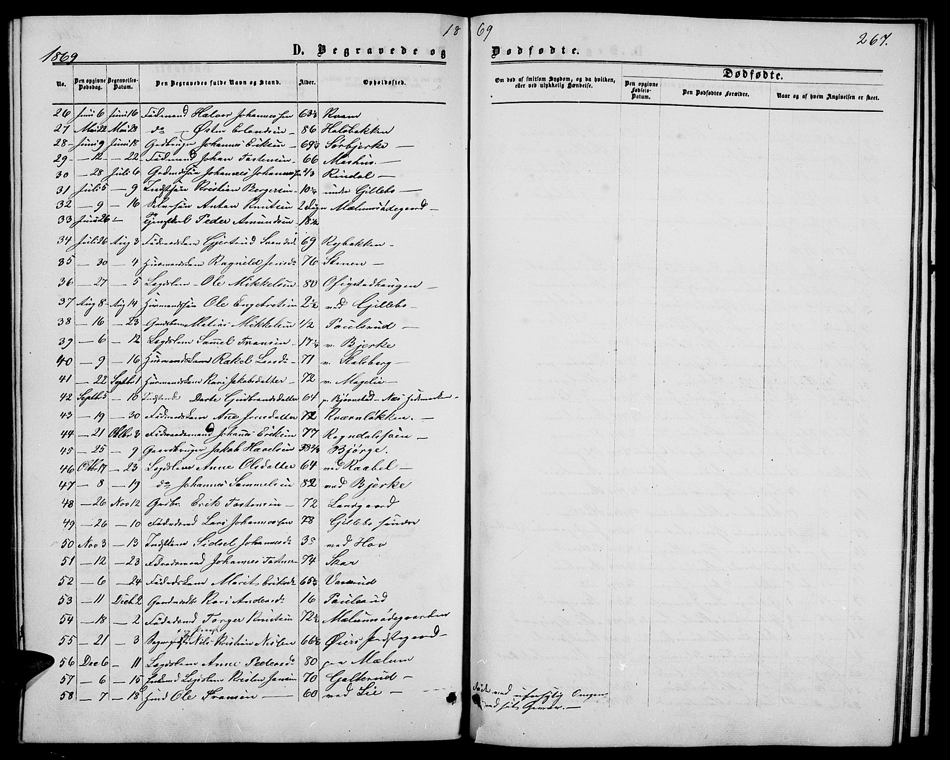 Øyer prestekontor, AV/SAH-PREST-084/H/Ha/Hab/L0001: Parish register (copy) no. 1, 1863-1877, p. 267