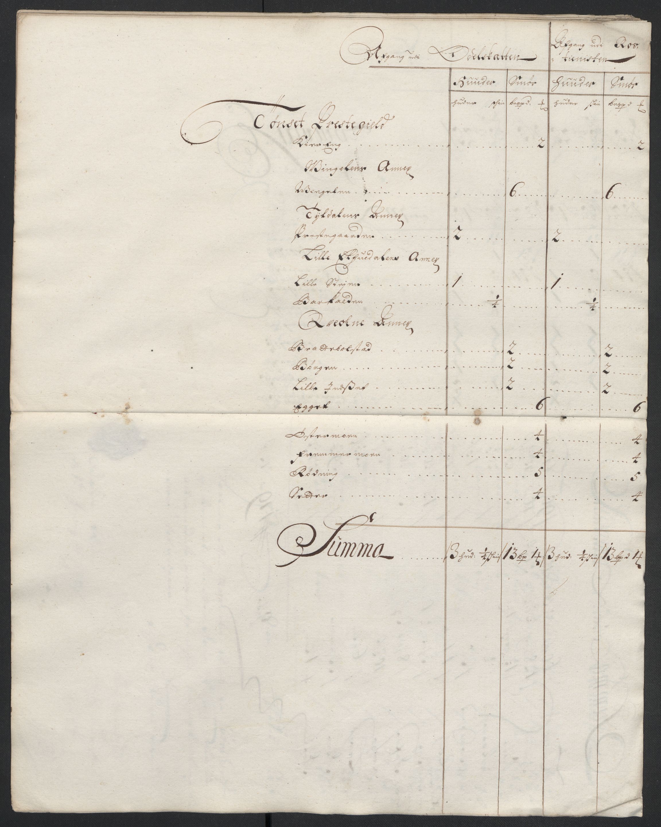 Rentekammeret inntil 1814, Reviderte regnskaper, Fogderegnskap, RA/EA-4092/R13/L0835: Fogderegnskap Solør, Odal og Østerdal, 1697, p. 278