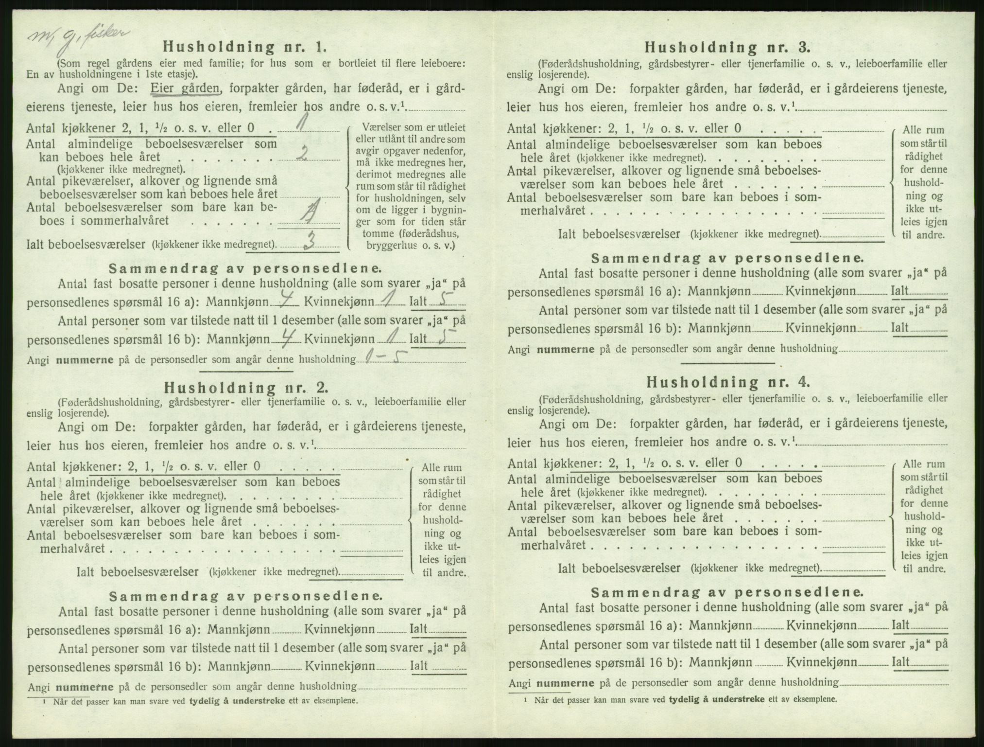 SAT, 1920 census for Aukra, 1920, p. 402