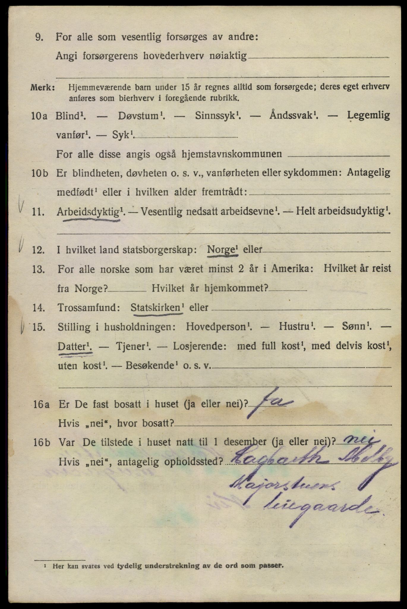 SAO, 1920 census for Kristiania, 1920, p. 660148